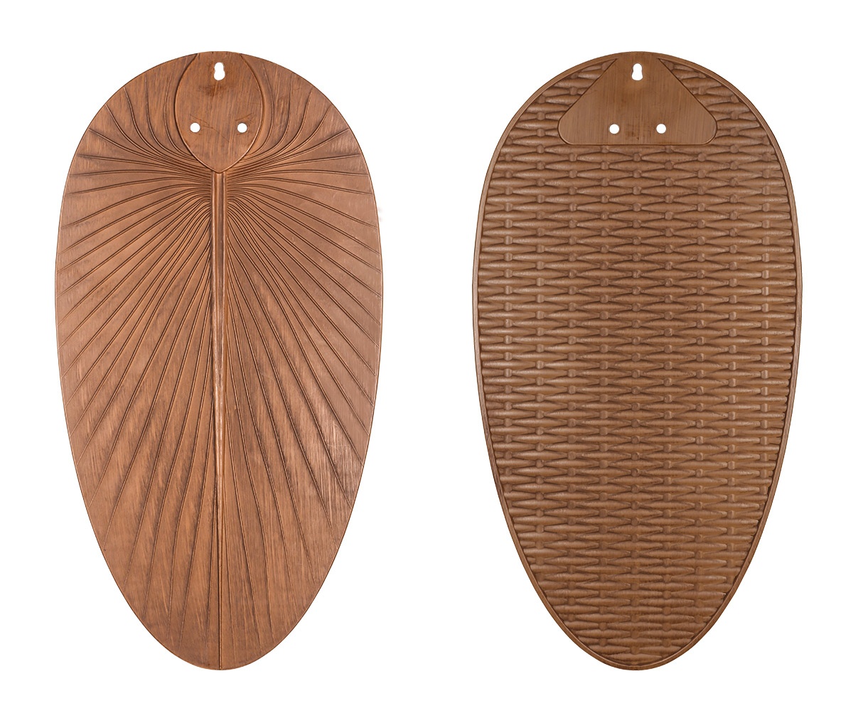 CasaFan Deckenventilator Outdoor Classic BZ-PR bronze - Palme/Rattan Flügel