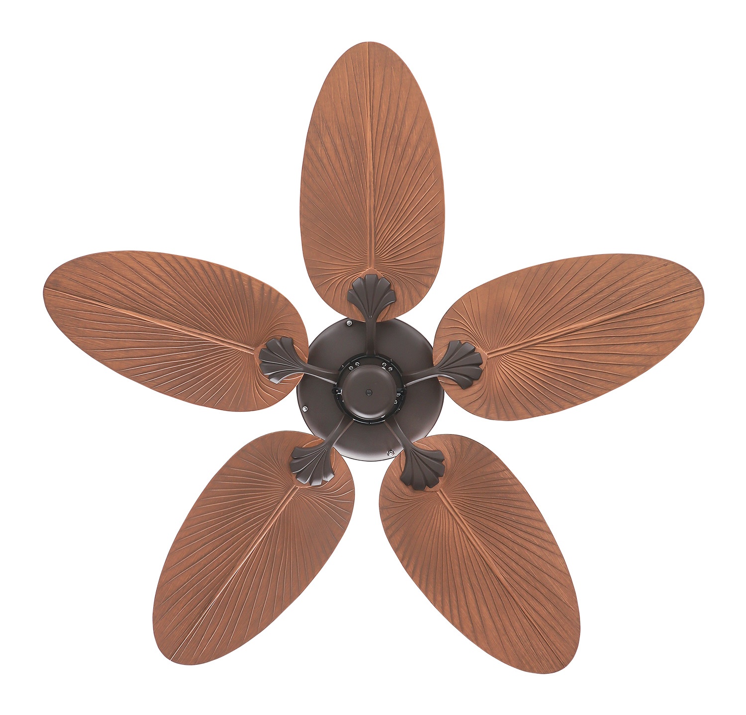 CasaFan Deckenventilator Outdoor Classic BZ-PR bronze - Palme/Rattan