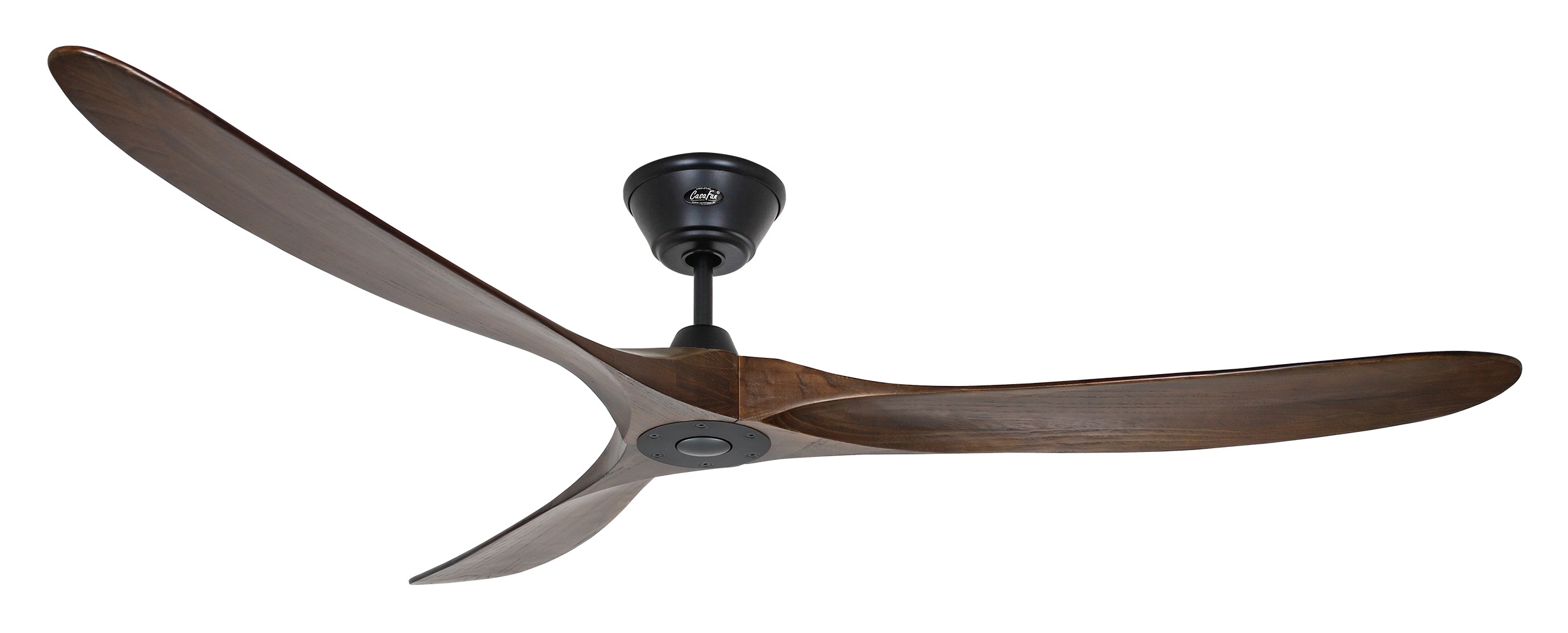 CasaFan Deckenventilator Eco Genuino 180 MS-NB Schwarz - Nussbaum