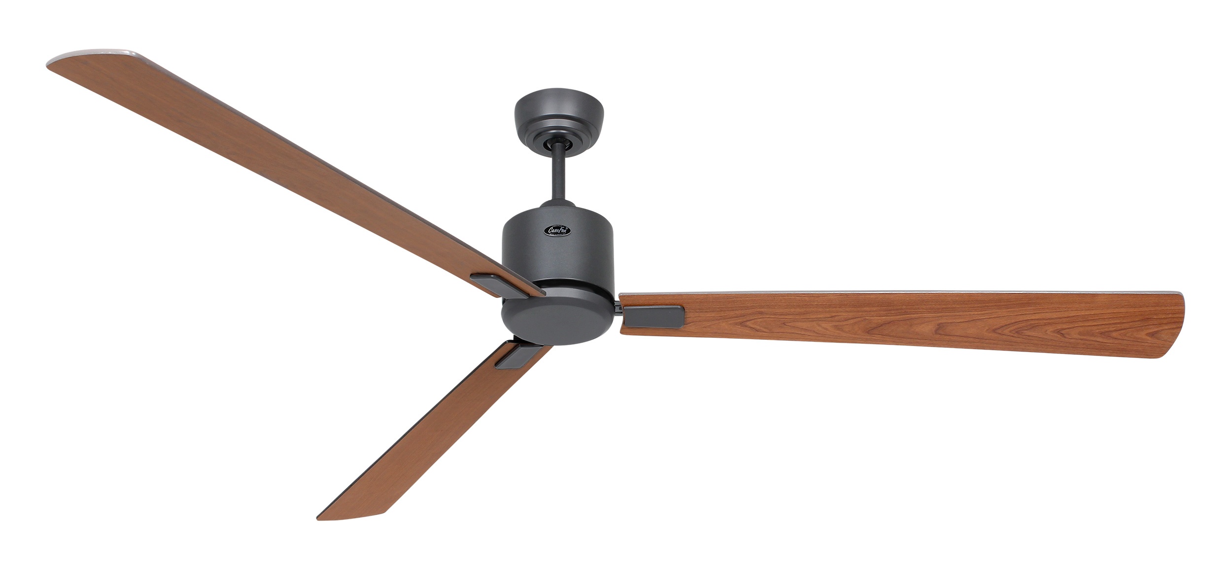 CasaFan Deckenventilator Eco Neo III 180 BG-NB/KI basaltgrau - Nussbaum/Kirsche Wifi/WLAN