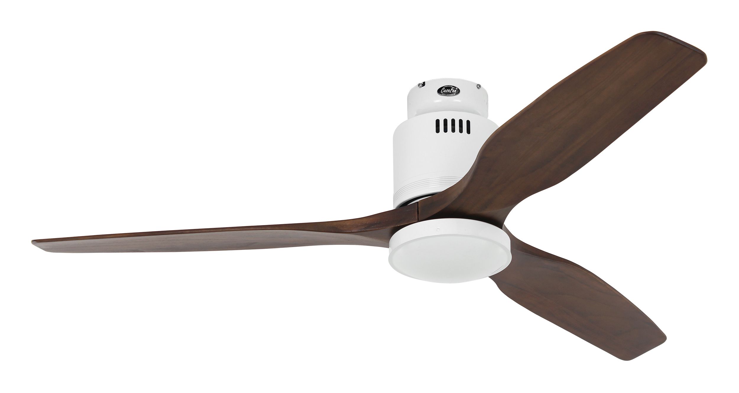 CasaFan Deckenventilator Aerodynamix Eco 132 WE-NB weiß - Nussbaum