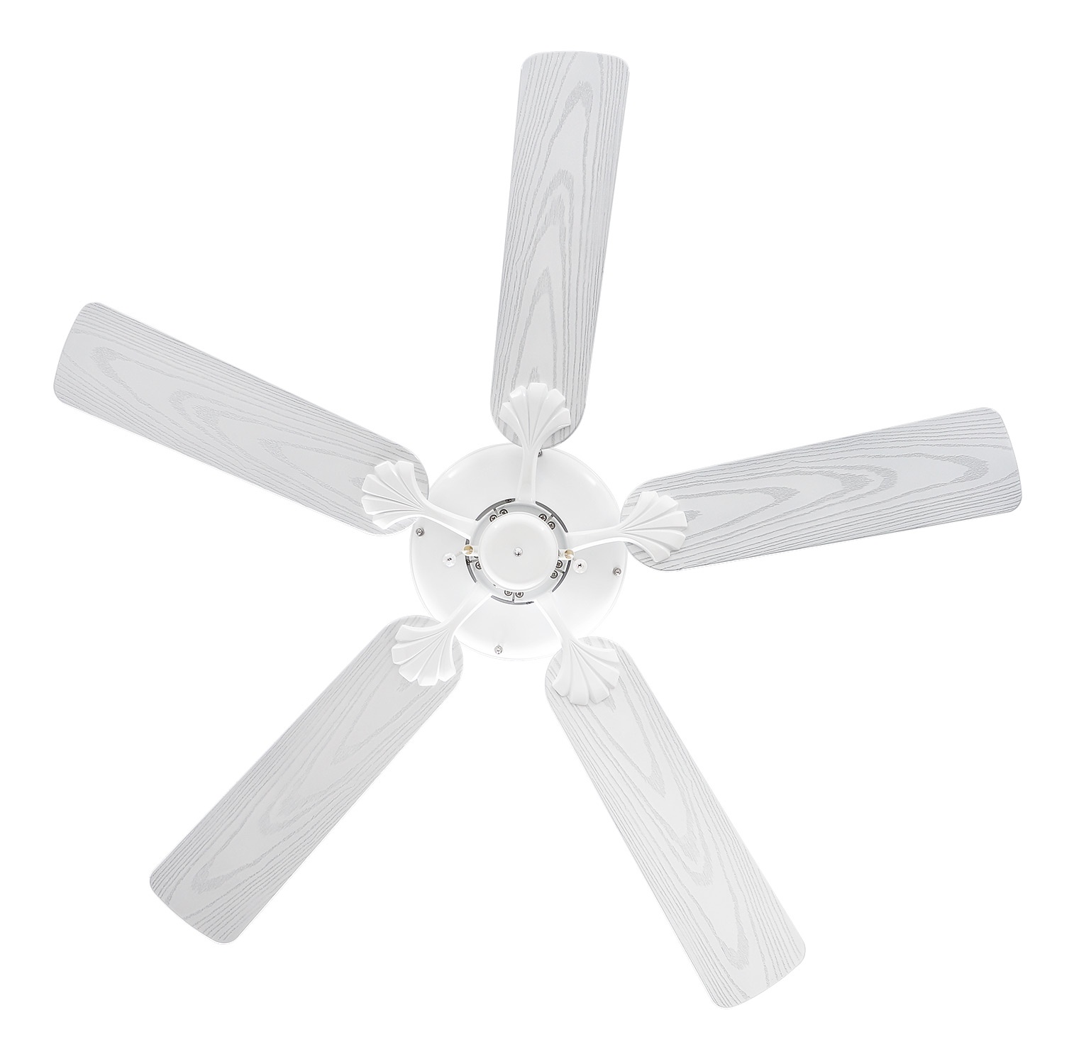 CasaFan Deckenventilator Outdoor Classic WE-EW weiß - Eiche weiß Flügel