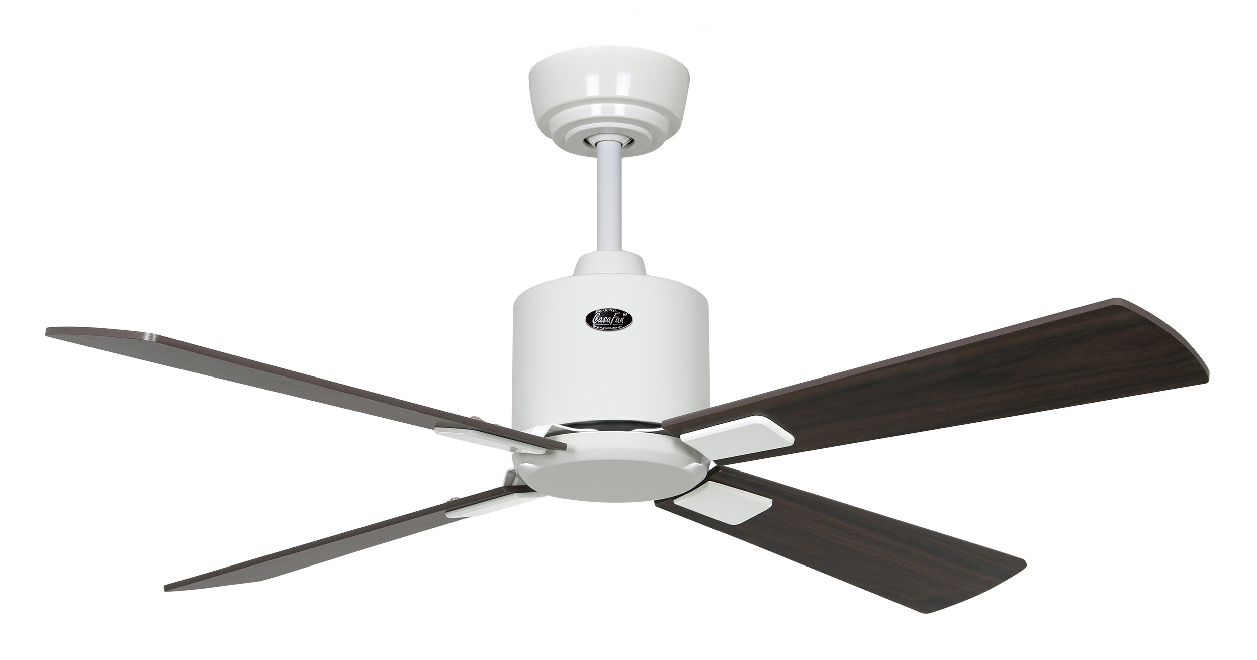 CasaFan Deckenventilator Eco Neo III 103 WE-NB/KI weiß - Nussbaum/Kirsche WiFi/WLAN