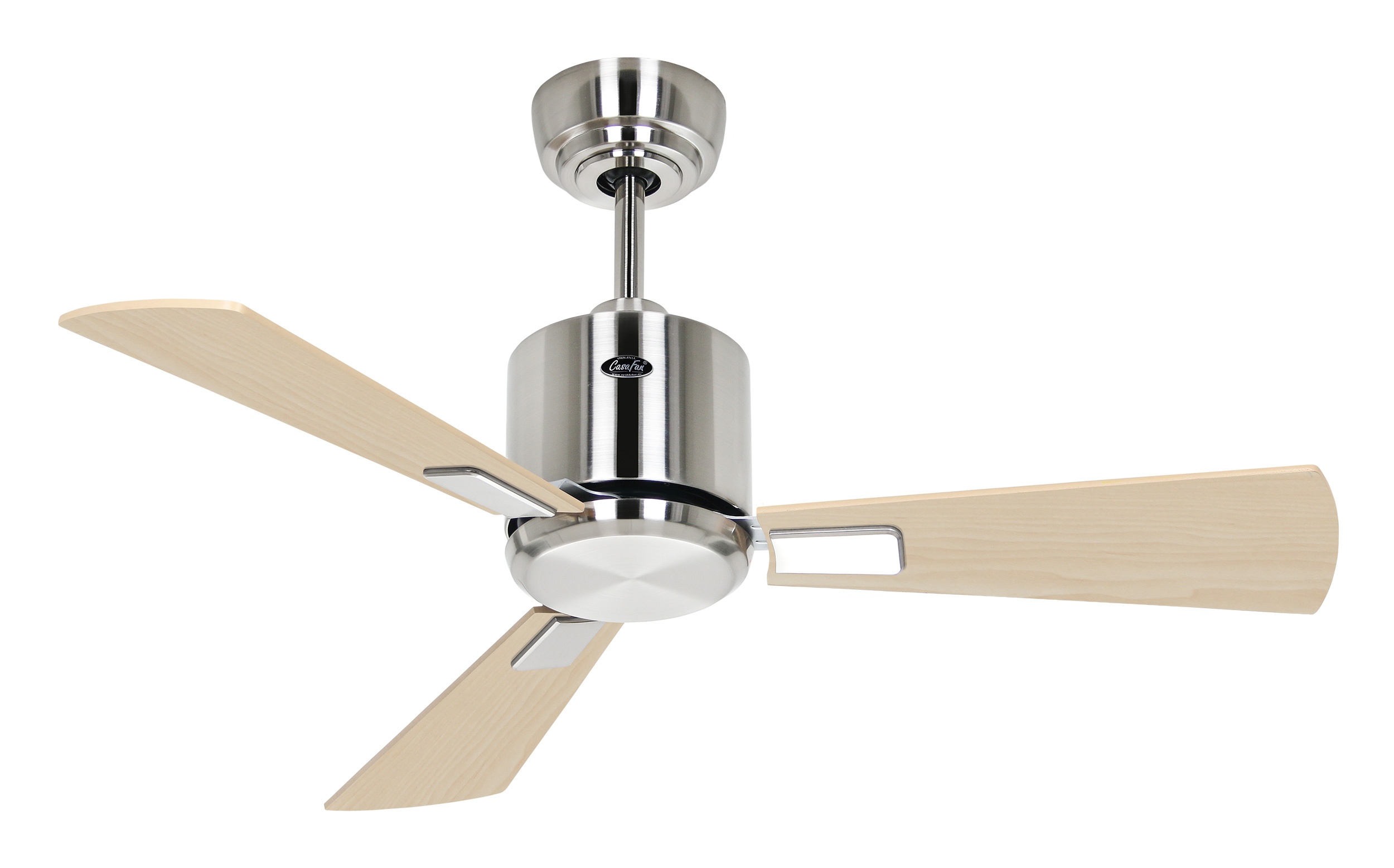 CasaFan Deckenventilator Eco Neo III 92 BN-AH/BU Chrom gebürstet - Ahorn/Buche WiFi/WLAN