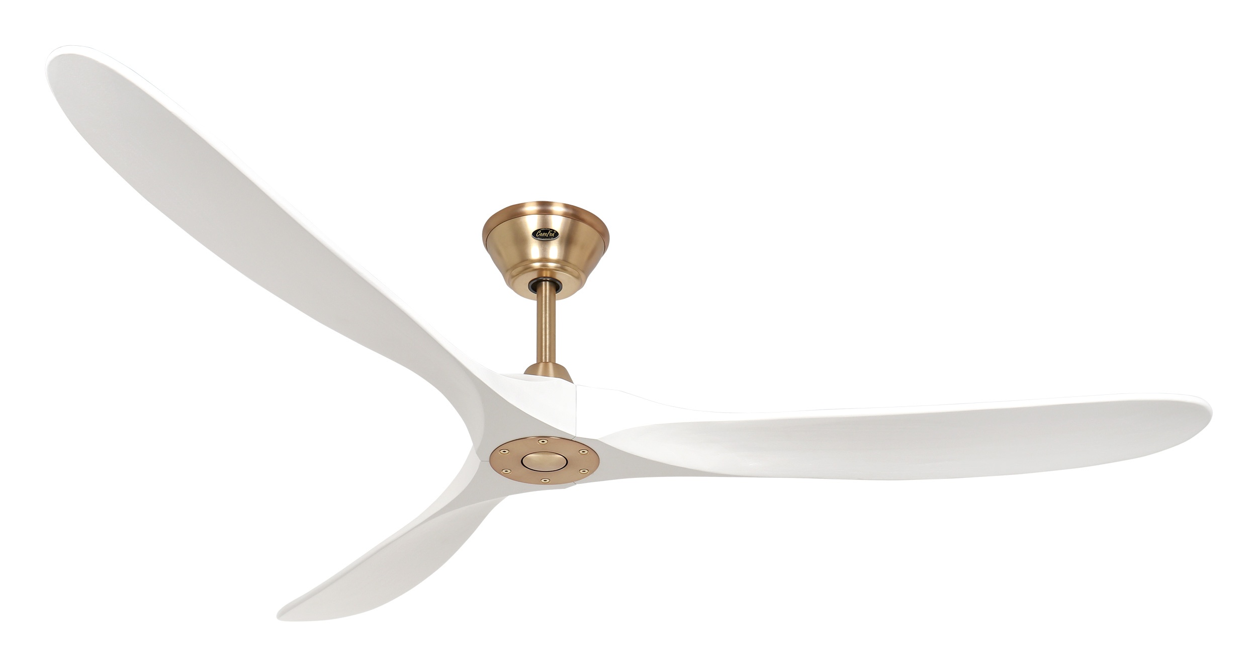 CasaFan Deckenventilator Eco Genuino 180 MG-MW Messing gebürstet – Weiß