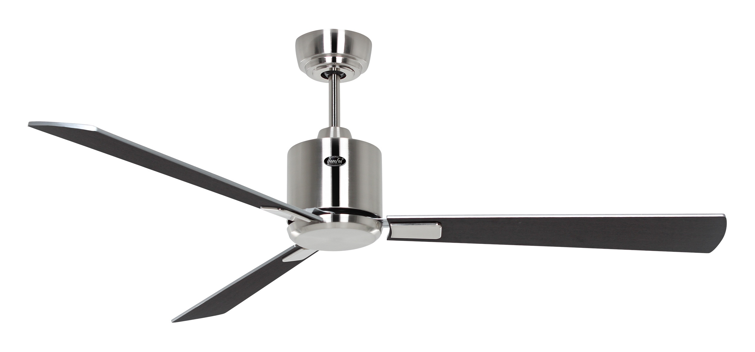 CasaFan Deckenventilator Eco Neo III 132 BN-WN/SI Chrom gebürstet - Wenge/silber WiFi/WLAN