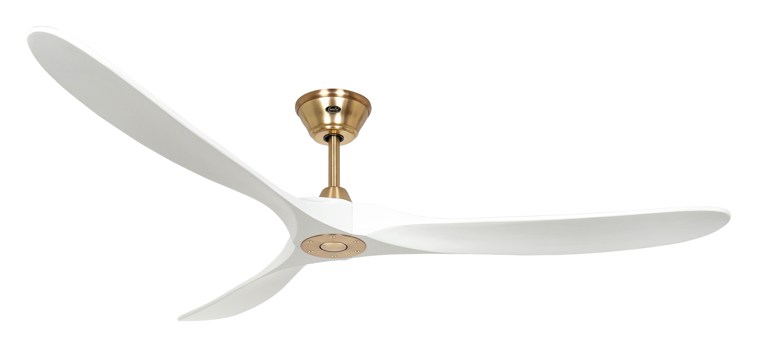 CasaFan Deckenventilator Eco Genuino 180 MG-MW Messing gebürstet – Weiß
