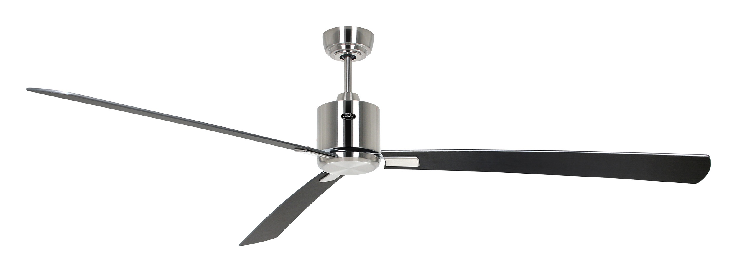 CasaFan Deckenventilator Eco Neo III 180 BN-WN/SI Chrom gebürstet - Wenge/silber Wifi/WLAN