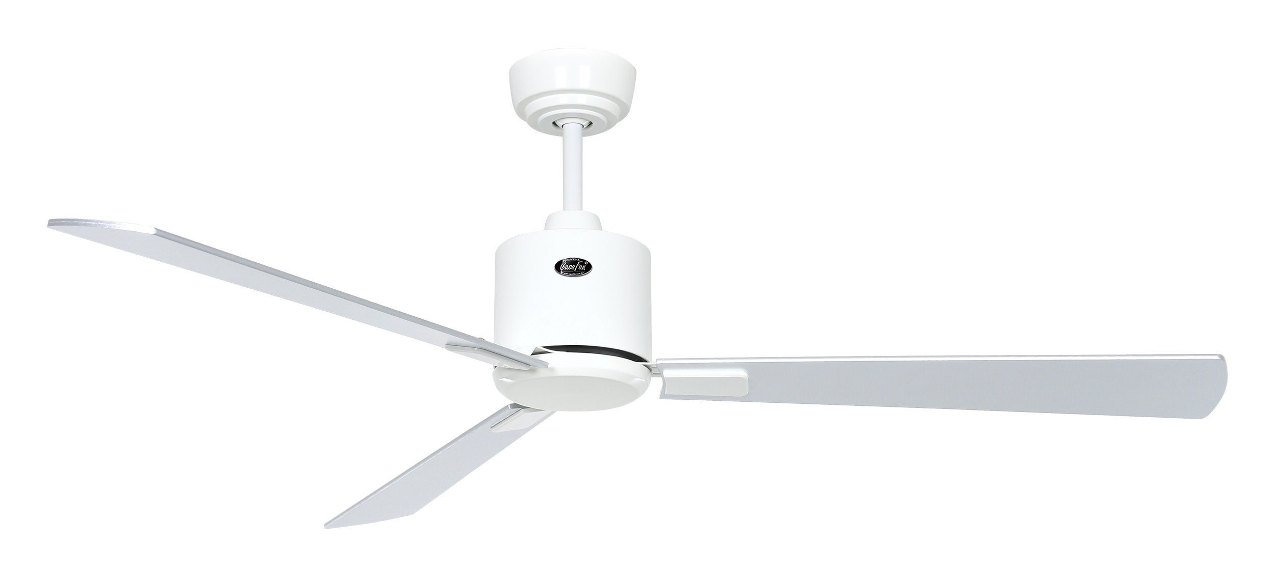 CasaFan Deckenventilator Eco Neo III 132 WE-WN/SI weiß - Wenge/silber WiFi/WLAN