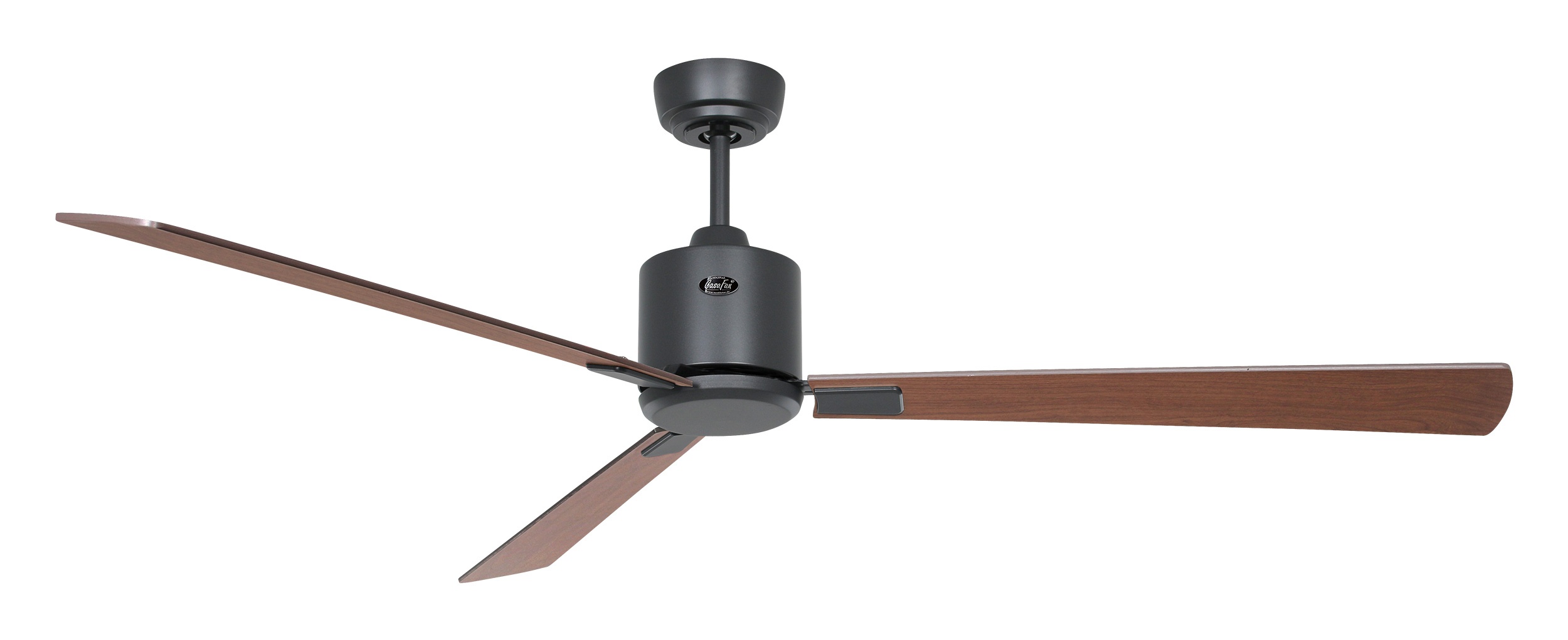 CasaFan Deckenventilator Eco Neo III 152 BG-NB/KI basaltgrau - Nussbaum/Kirsche Wifi/WLAN