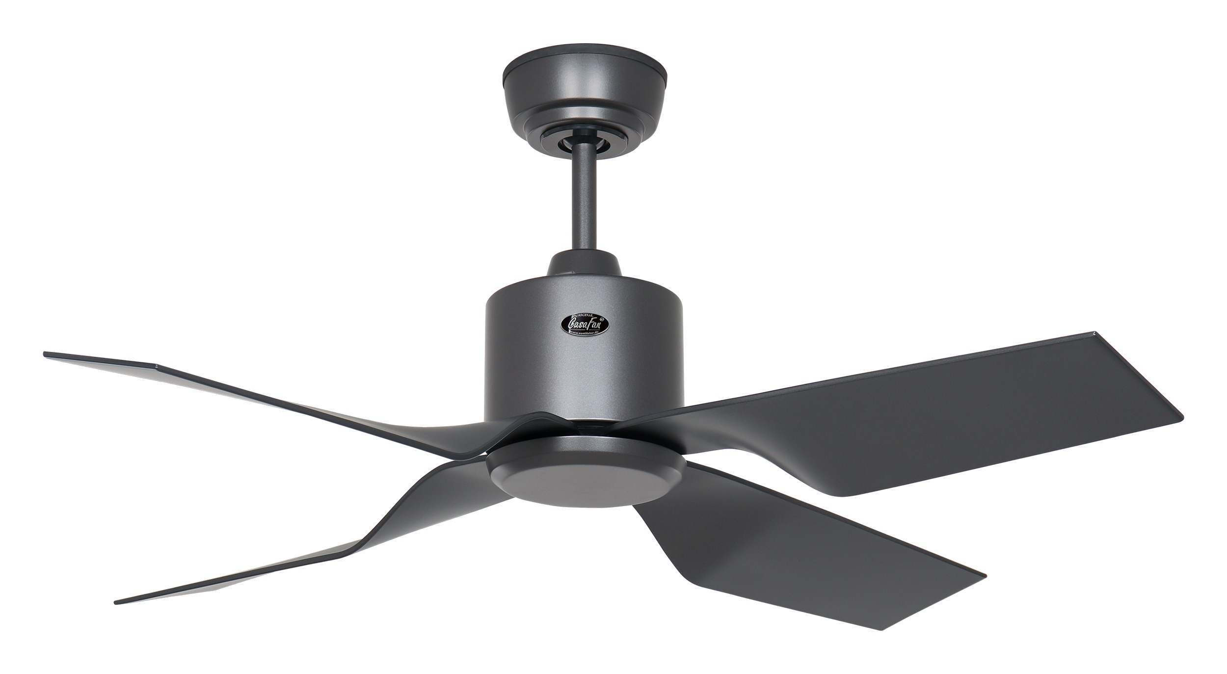 CasaFan Deckenventilator Eco Ventos IP44 102 BG-BG basaltgrau WiFi/WLAN