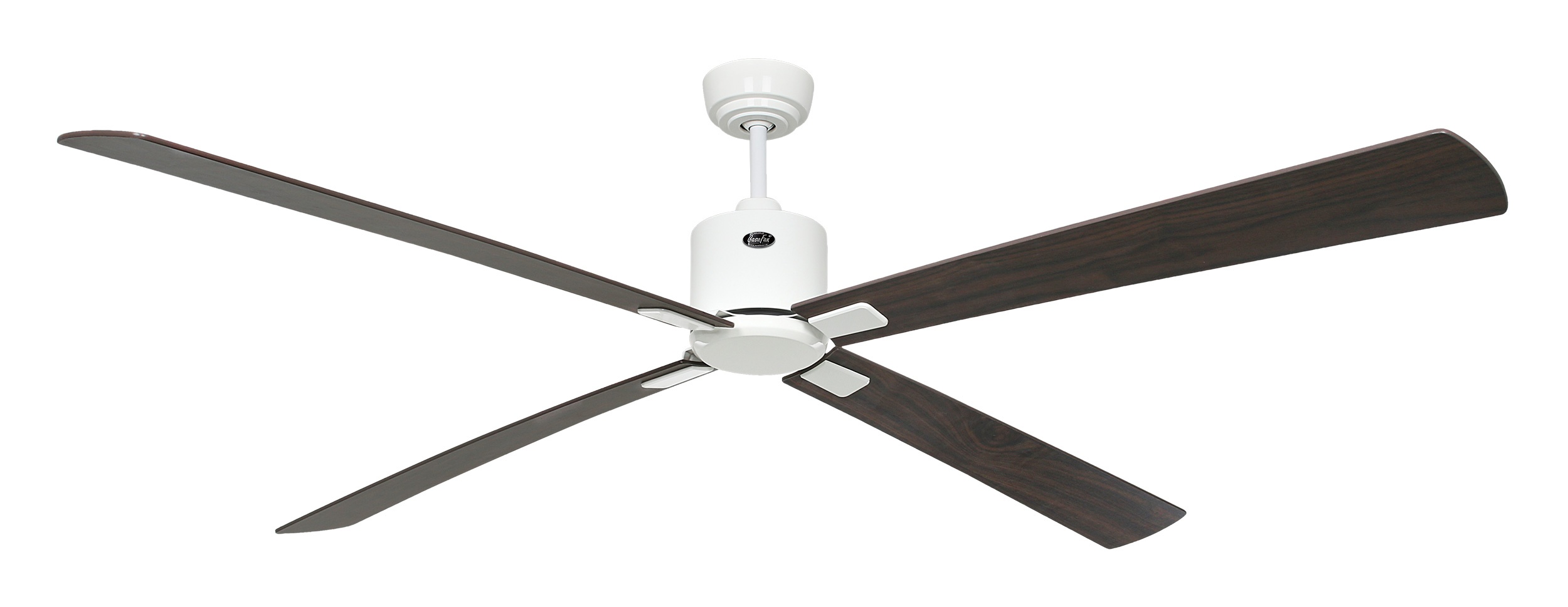 CasaFan Deckenventilator Eco Neo III 180 WE-NB/KI Weiß - Nussbaum/Kirsche Wifi/WLAN