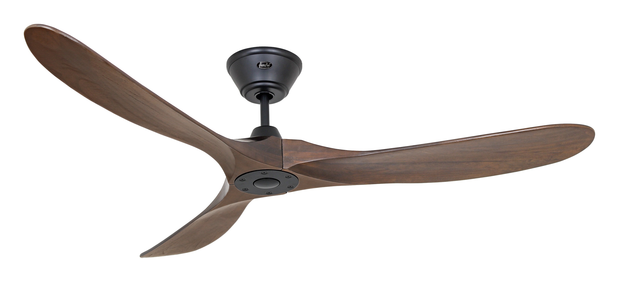 CasaFan Deckenventilator Eco Genuino 152 MS-NB Schwarz - Nussbaum