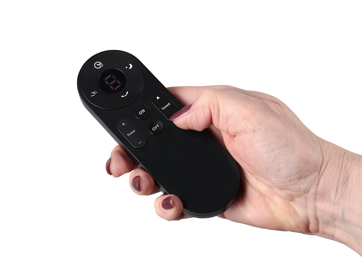 CasaFan Wandventilator Airos Eco Silent Wall SW schwarz Fernbedienung