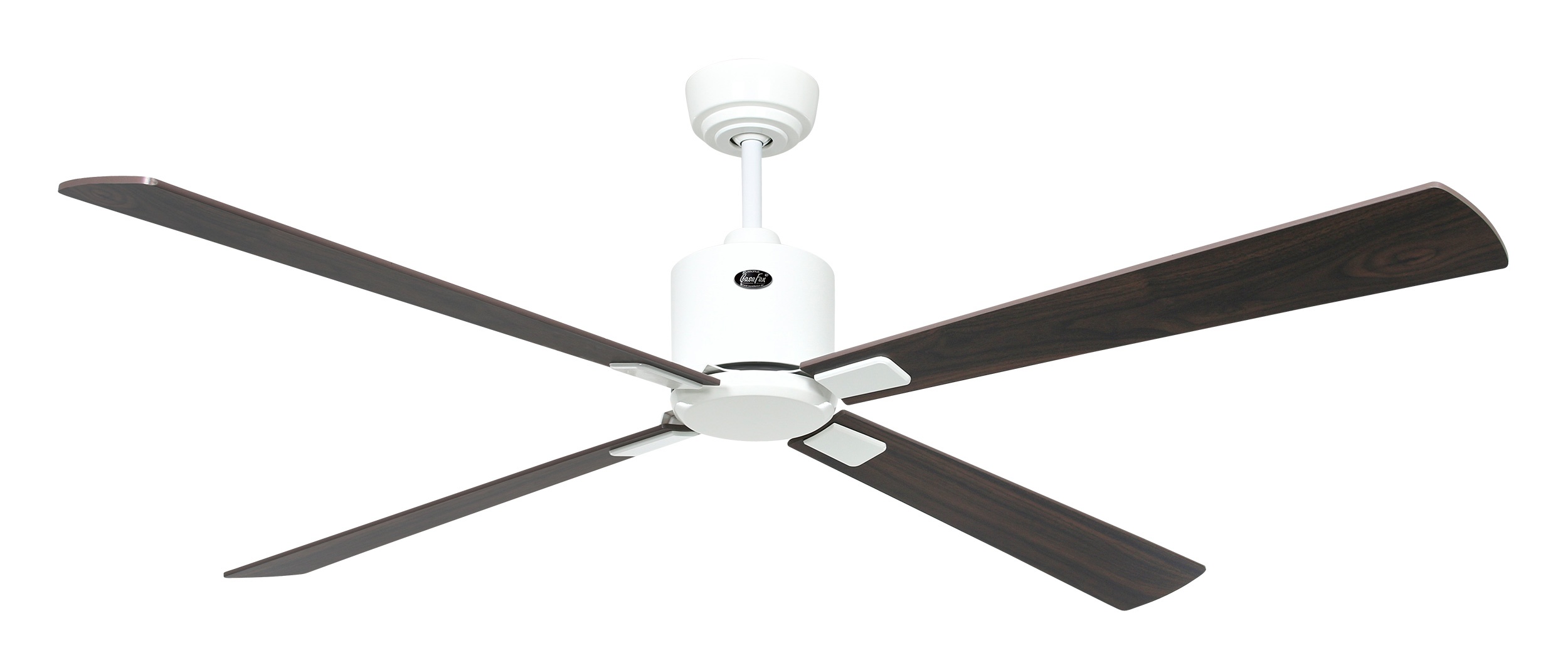 CasaFan Deckenventilator Eco Neo III 152 WE-NB/KI Weiß - Nussbaum/Kirsche Wifi/WLAN