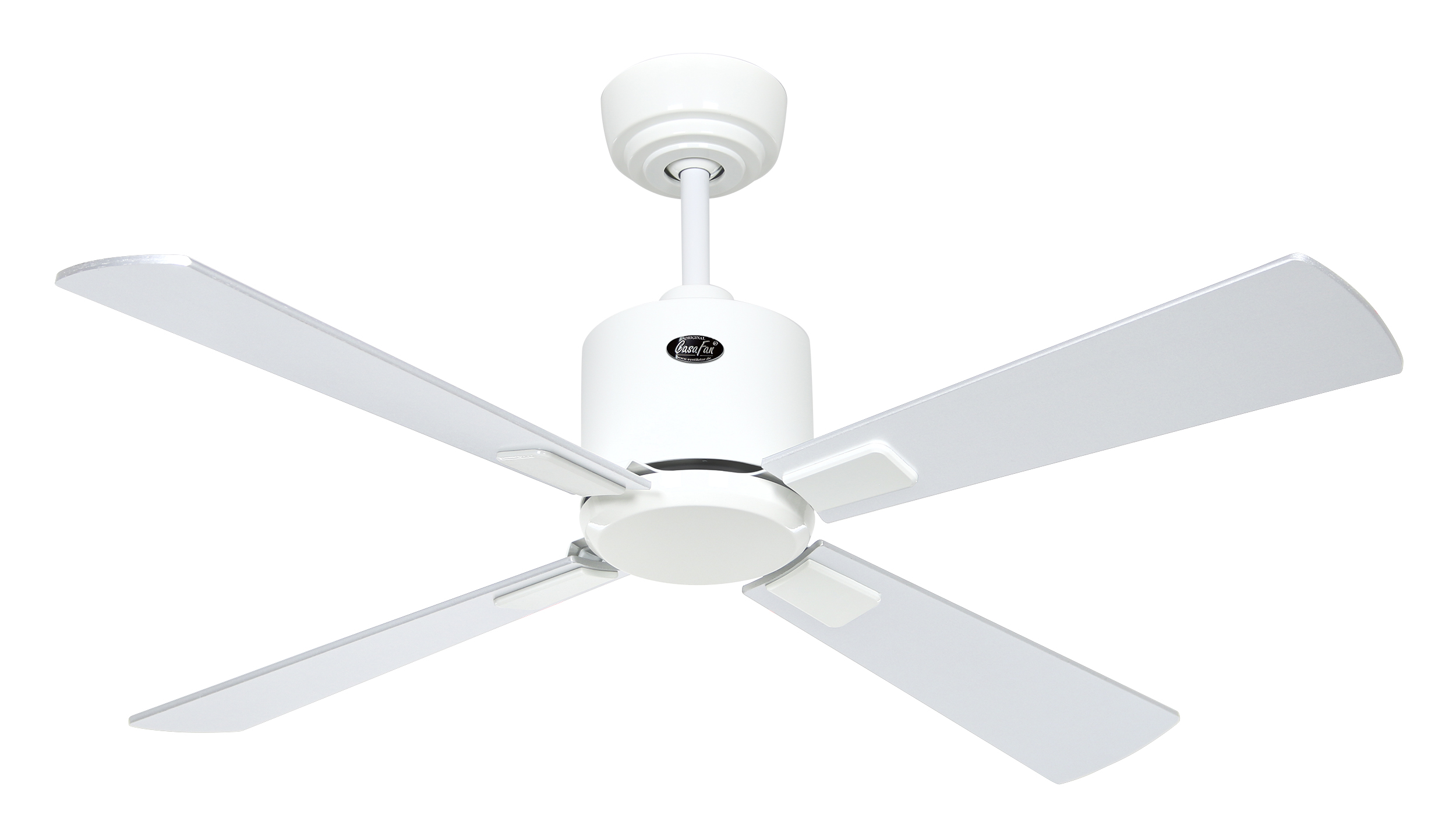 CasaFan Deckenventilator Eco Neo III 103 WE-WN/SI weiß - Wenge/silber 0-10V 2