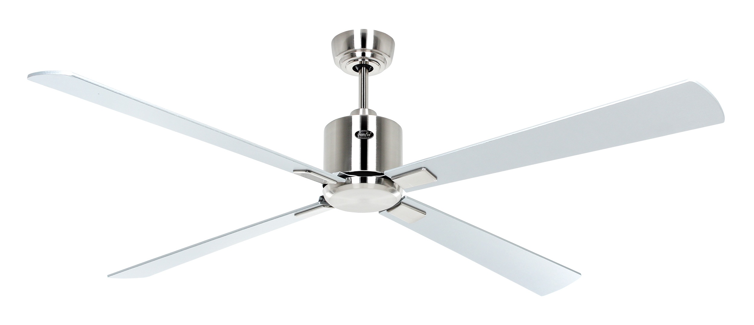 CasaFan Deckenventilator Eco Neo III 152 BN-WN/SI Chrom gebürstet - Wenge/silber Wifi/WLAN