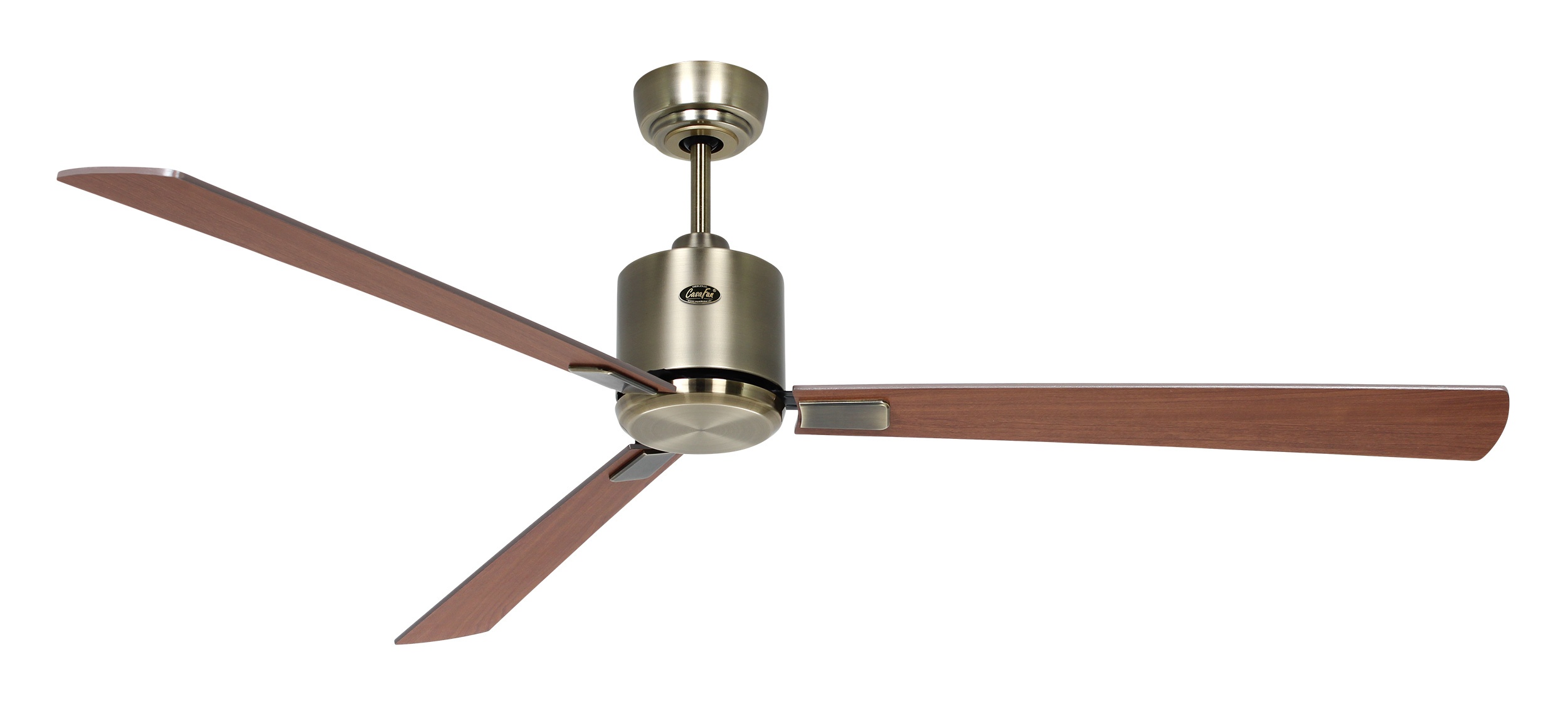 CasaFan Deckenventilator Eco Neo III 152 MA-NB/KI Messing antik - Nussbaum/Kirsche Wifi/WLAN