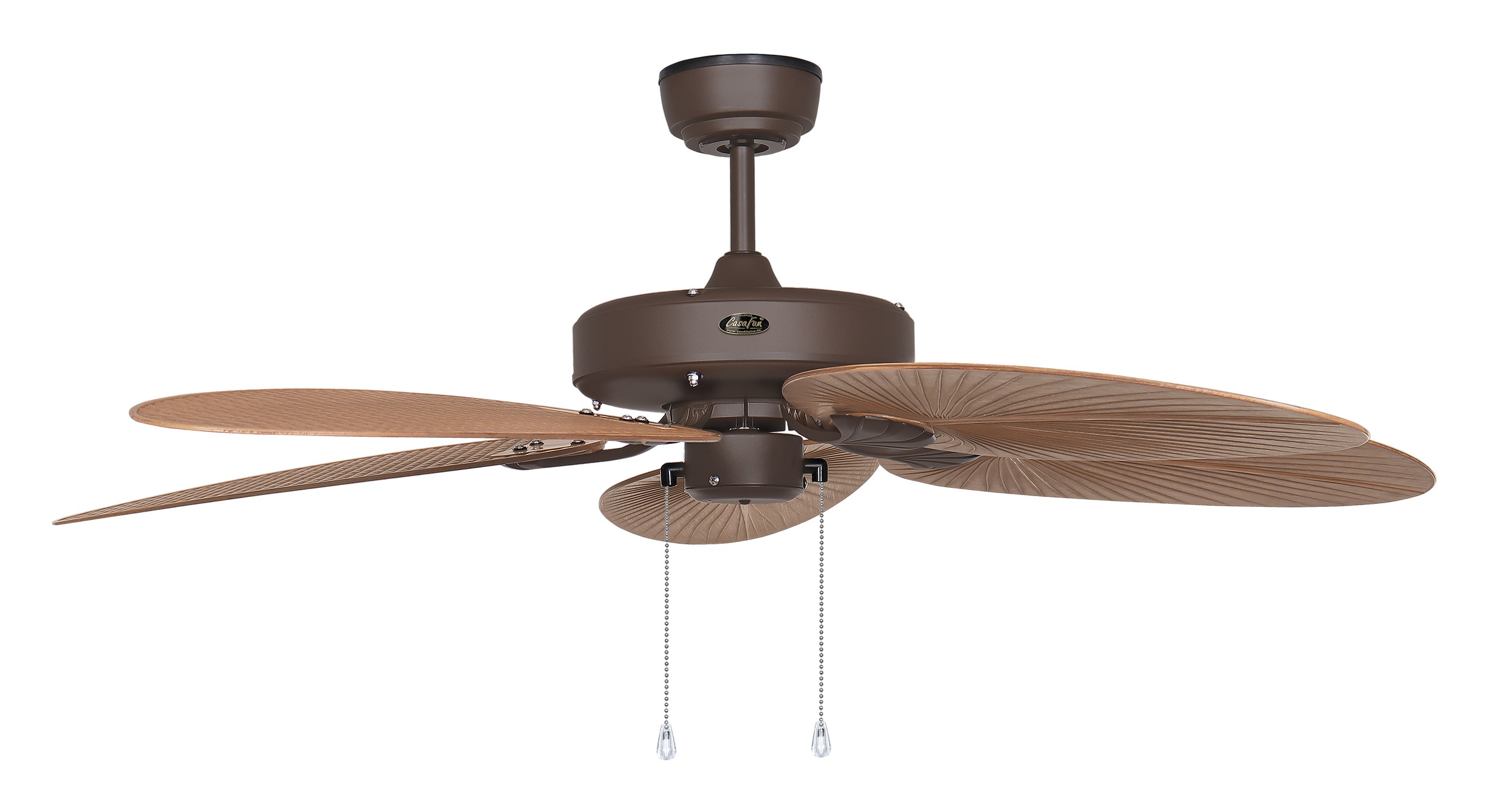 CasaFan Deckenventilator Outdoor Classic BZ-PR bronze - Palme/Rattan