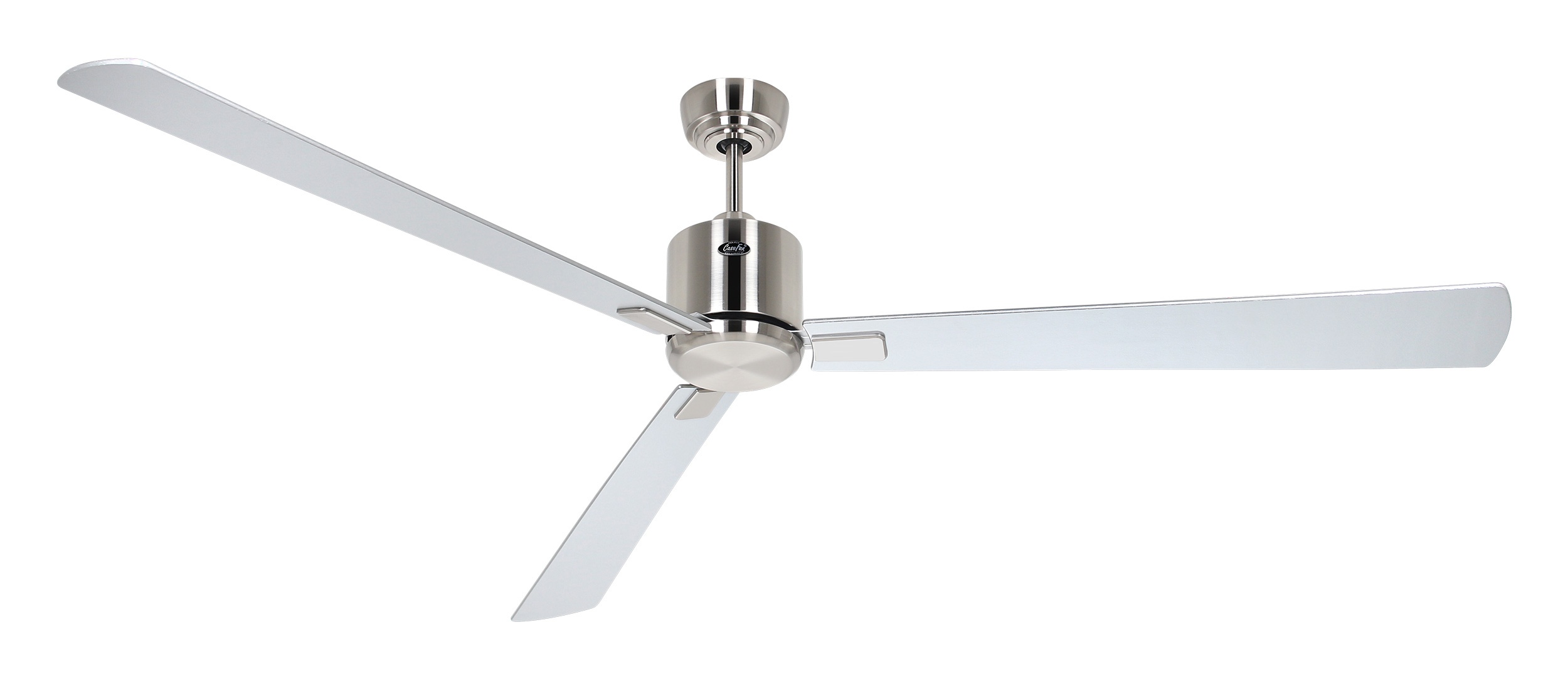 CasaFan Deckenventilator Eco Neo III 180 BN-WN/SI Chrom gebürstet - Wenge/silber Wifi/WLAN