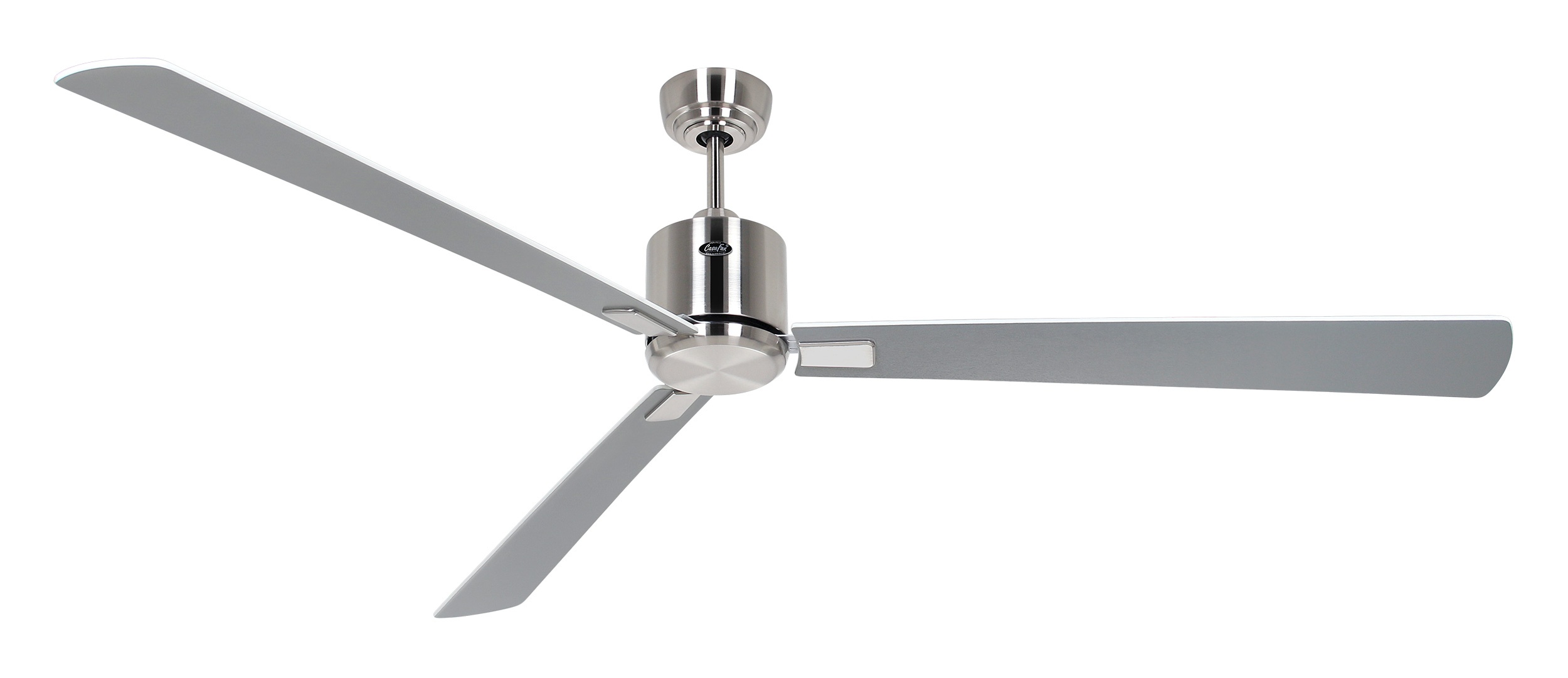 CasaFan Deckenventilator Eco Neo III 180 BN-WE/LG Chrom gebürstet - weiß/lichtgrau Wifi/WLAN