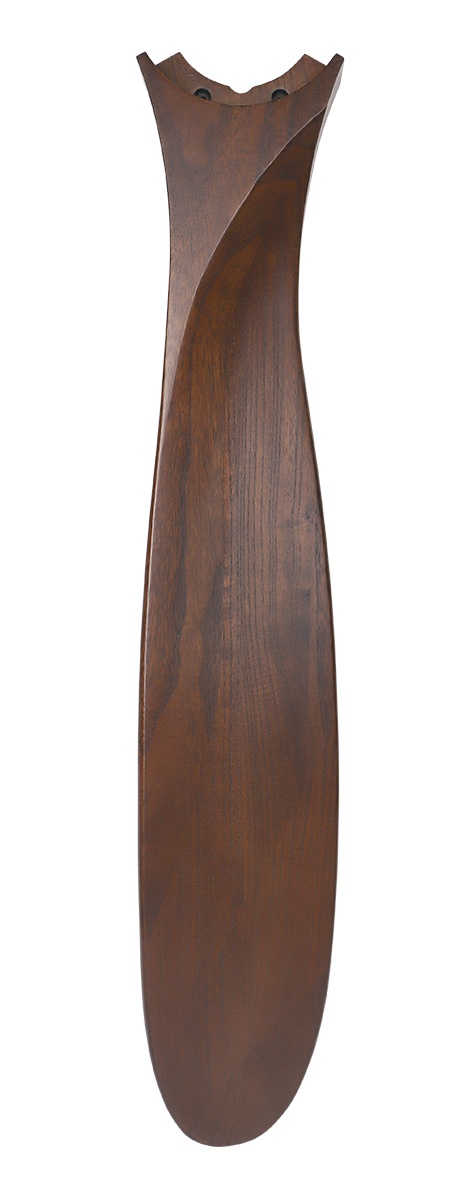 CasaFan Deckenventilator Eco Genuino-L 180 MW-NB matt weiß - Nussbaum mit Leuchte