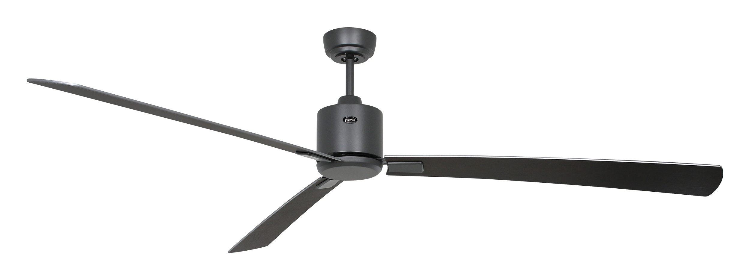 CasaFan Deckenventilator Eco Neo III 180 BG-WN/SI basaltgrau - Wenge/silber Wifi/WLAN