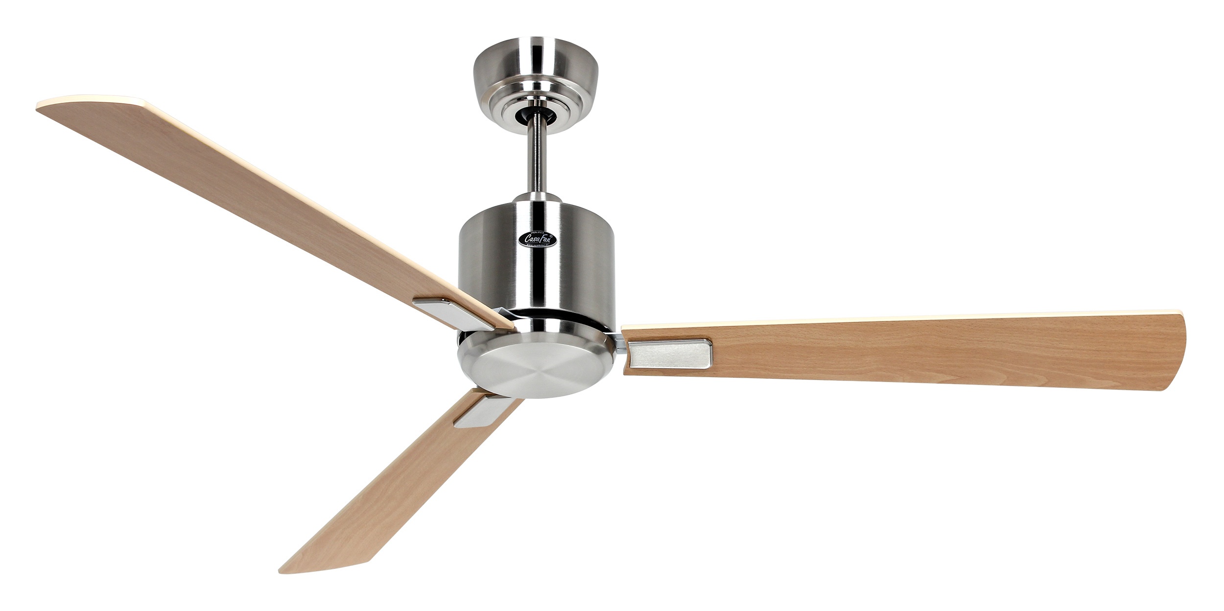 CasaFan Deckenventilator Eco Neo III 132 BN-AH/BU Chrom gebürstet - Ahorn/Buche WiFi/WLAN