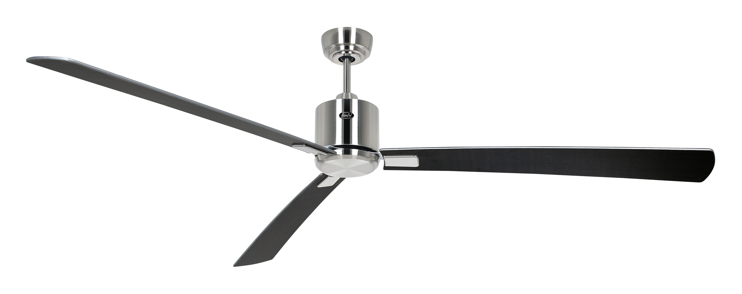 CasaFan Deckenventilator Eco Neo III 180 BN-WN/SI Chrom gebürstet - Wenge/silber Wifi/WLAN