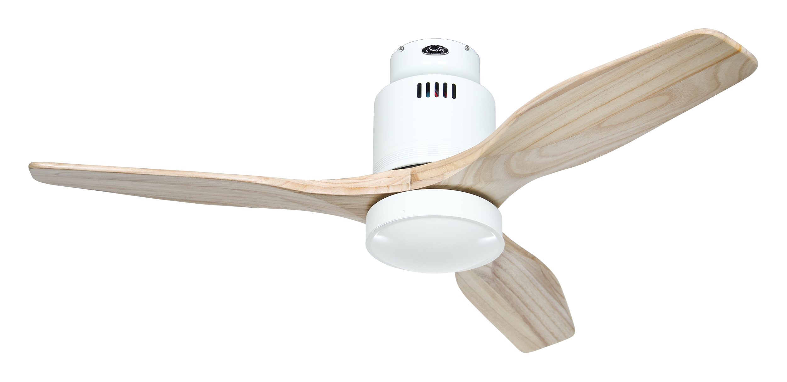 CasaFan Deckenventilator Aerodynamix Eco 112 WE-NT weiß - Holz natur