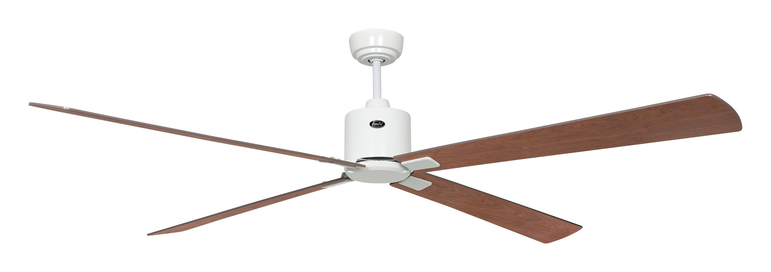 CasaFan Deckenventilator Eco Neo III 180 WE-NB/KI Weiß - Nussbaum/Kirsche Wifi/WLAN