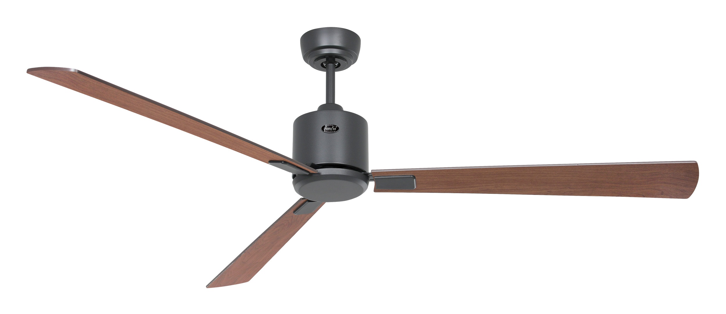 CasaFan Deckenventilator Eco Neo III 152 BG-NB/KI basaltgrau - Nussbaum/Kirsche Wifi/WLAN