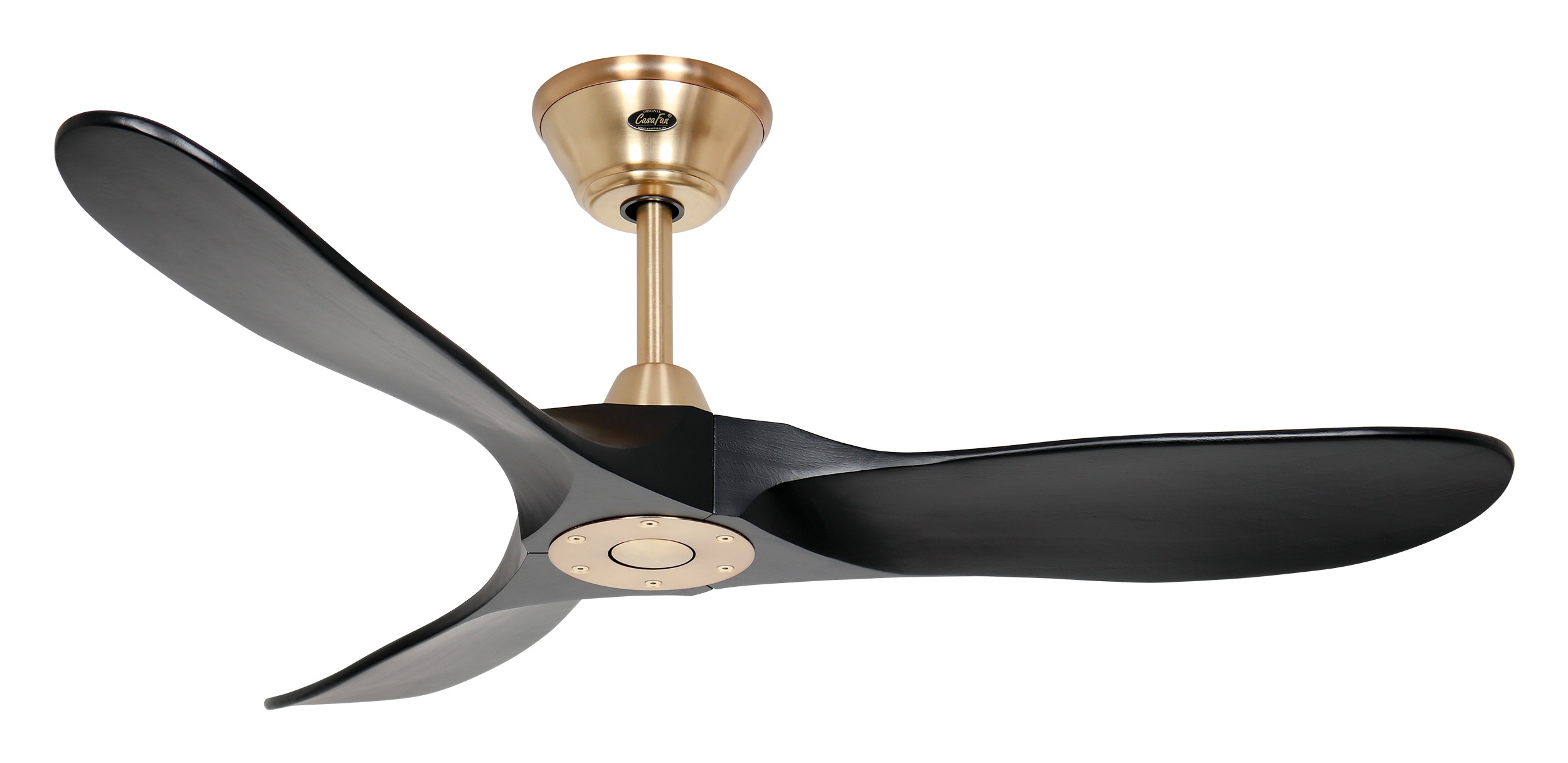 CasaFan Deckenventilator Eco Genuino 122 MG-MS Messing gebürstet - matt schwarz