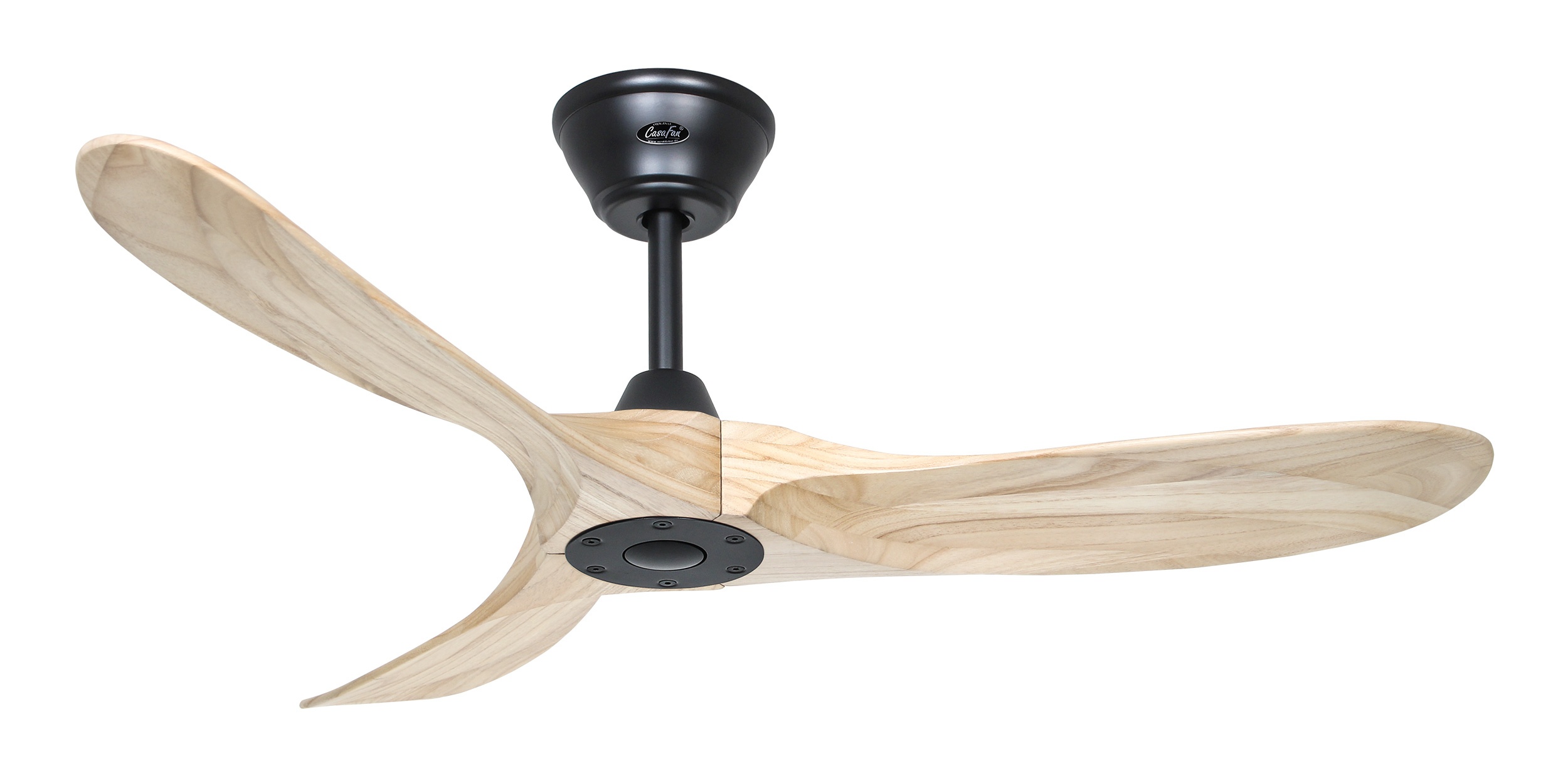 CasaFan Deckenventilator Eco Genuino 122 MS-NT Schwarz - Holz natur