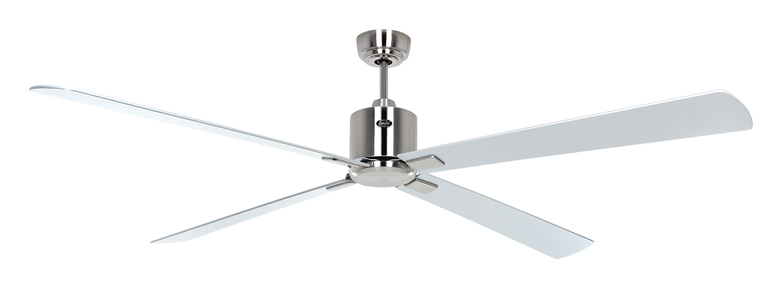 CasaFan Deckenventilator Eco Neo III 180 BN-WN/SI Chrom gebürstet - Wenge/silber Wifi/WLAN