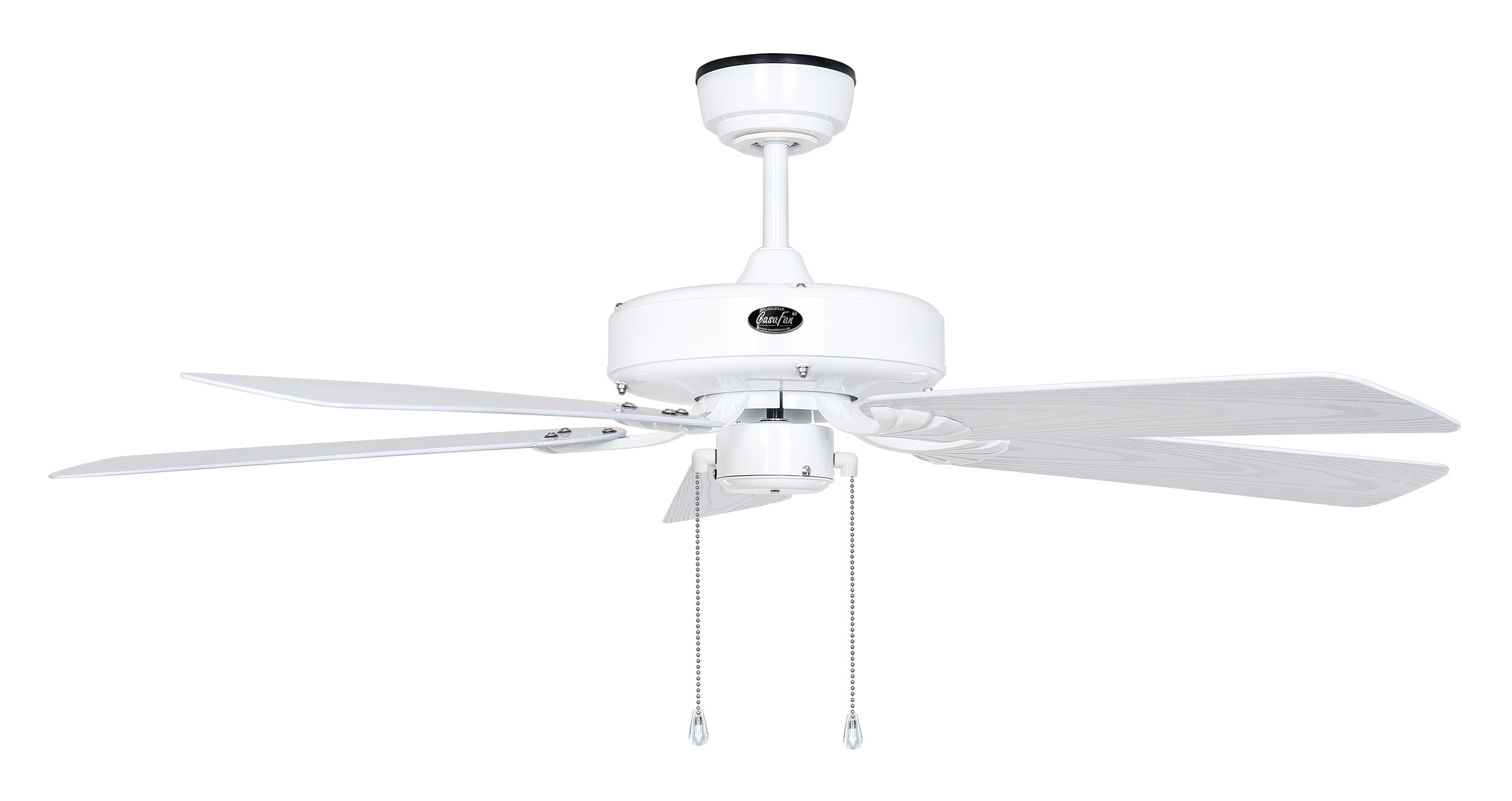 CasaFan Deckenventilator Outdoor Classic WE-EW weiß - Eiche weiß