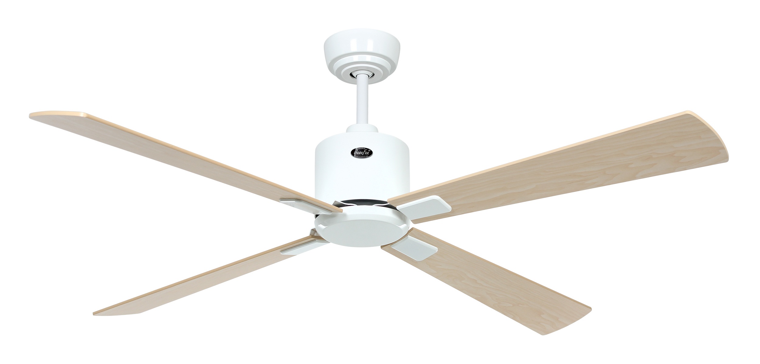 CasaFan Deckenventilator Eco Neo III 132 WE-AH/BU weiß - Ahorn/Buche WiFi/WLAN