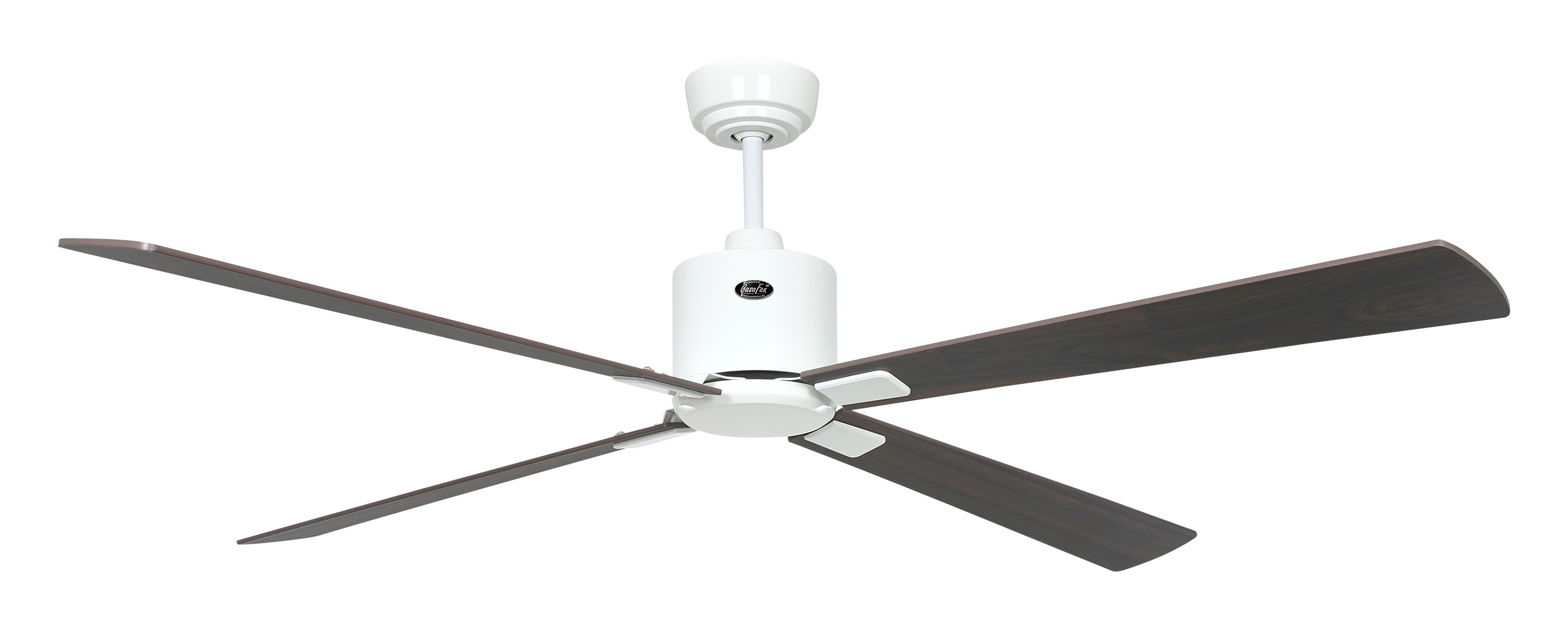 CasaFan Deckenventilator Eco Neo III 152 WE-NB/KI Weiß - Nussbaum/Kirsche Wifi/WLAN