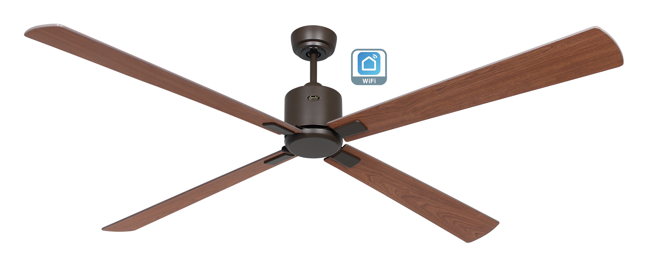 CasaFan Deckenventilator Eco Neo III 180 BZ-NB/Ki bronze - Nussbaum/Kirsche Wifi/WLAN