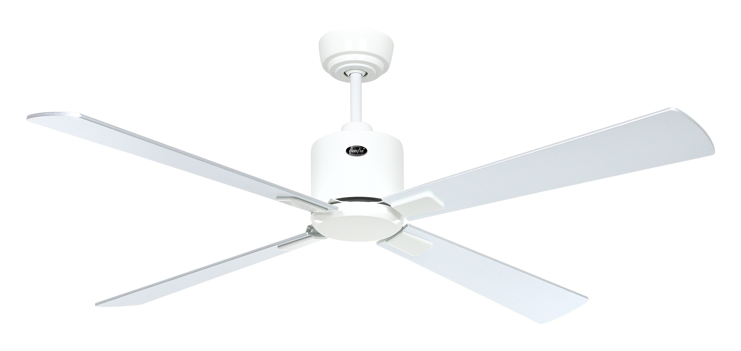 CasaFan Deckenventilator Eco Neo III 132 WE-WN/SI weiß - Wenge/silber WiFi/WLAN