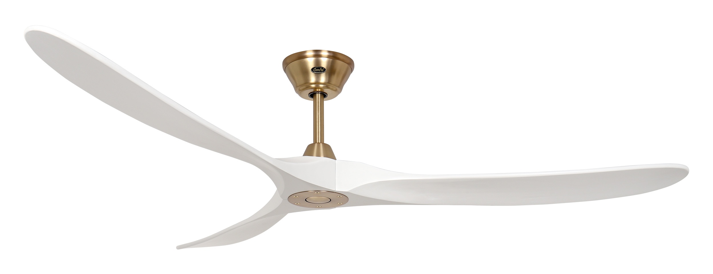 CasaFan Deckenventilator Eco Genuino 180 MG-MW Messing gebürstet – Weiß