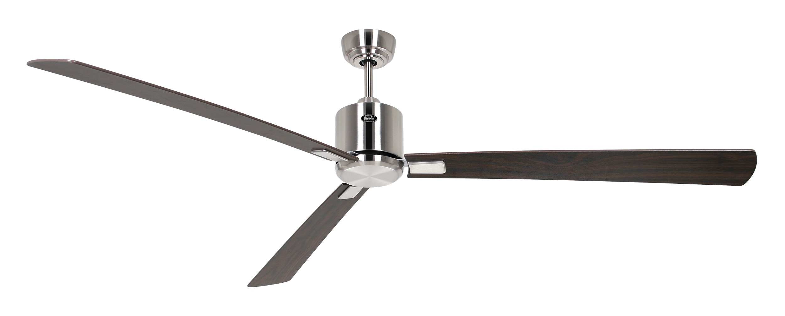 CasaFan Deckenventilator Eco Neo III 180 BN-NB/KI Chrom gebürstet - Nussbaum/Kirsche Wifi/WLAN