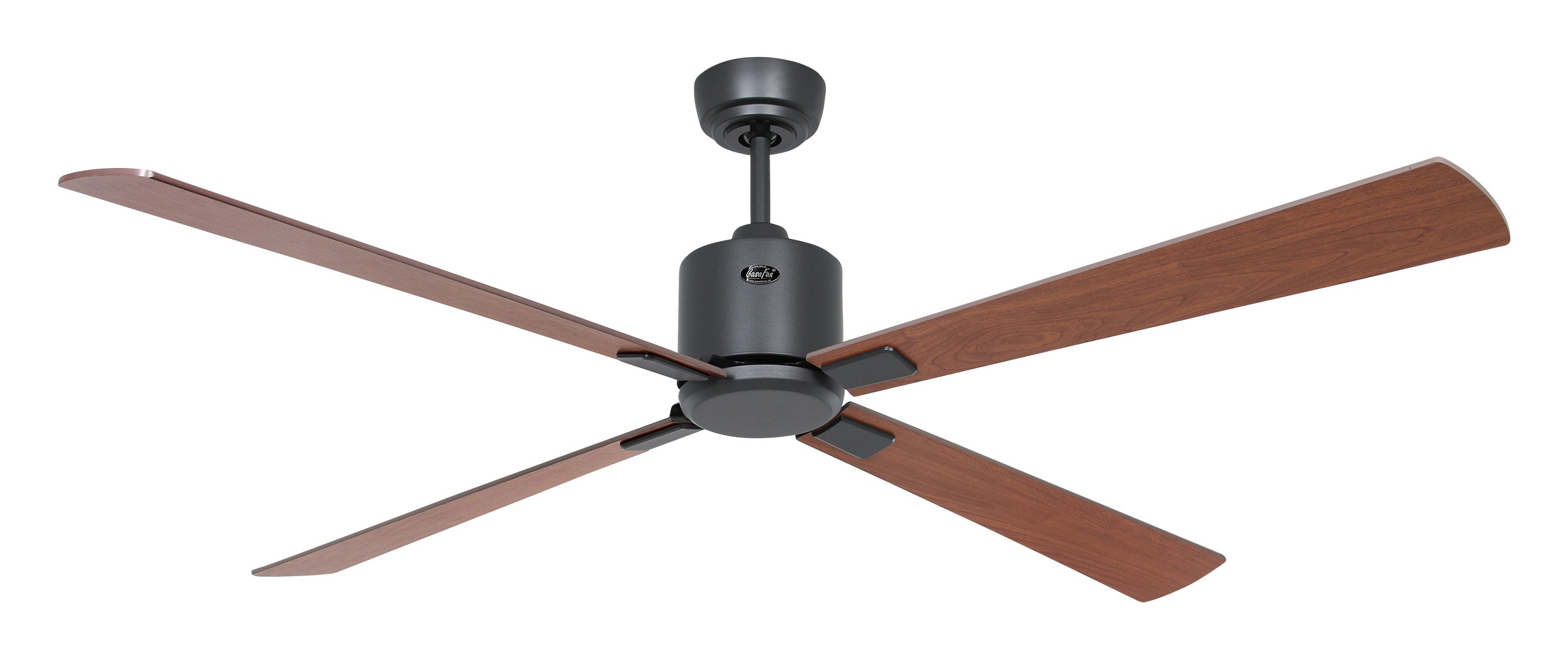 CasaFan Deckenventilator Eco Neo III 152 BG-NB/KI basaltgrau - Nussbaum/Kirsche Wifi/WLAN