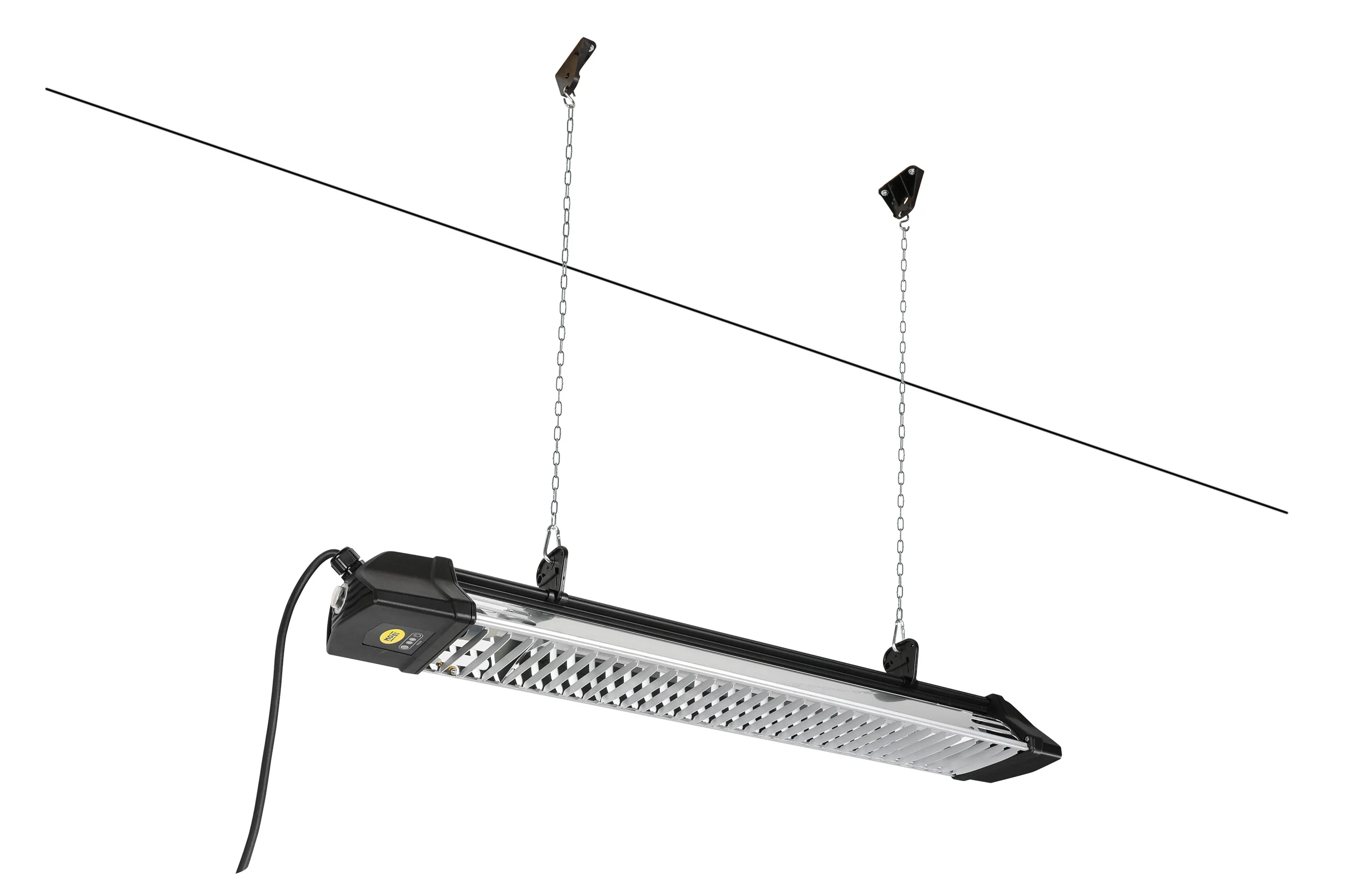 Mo-el IR Heizstrahler IRIS 1800 W IP55 Montagebeispiel