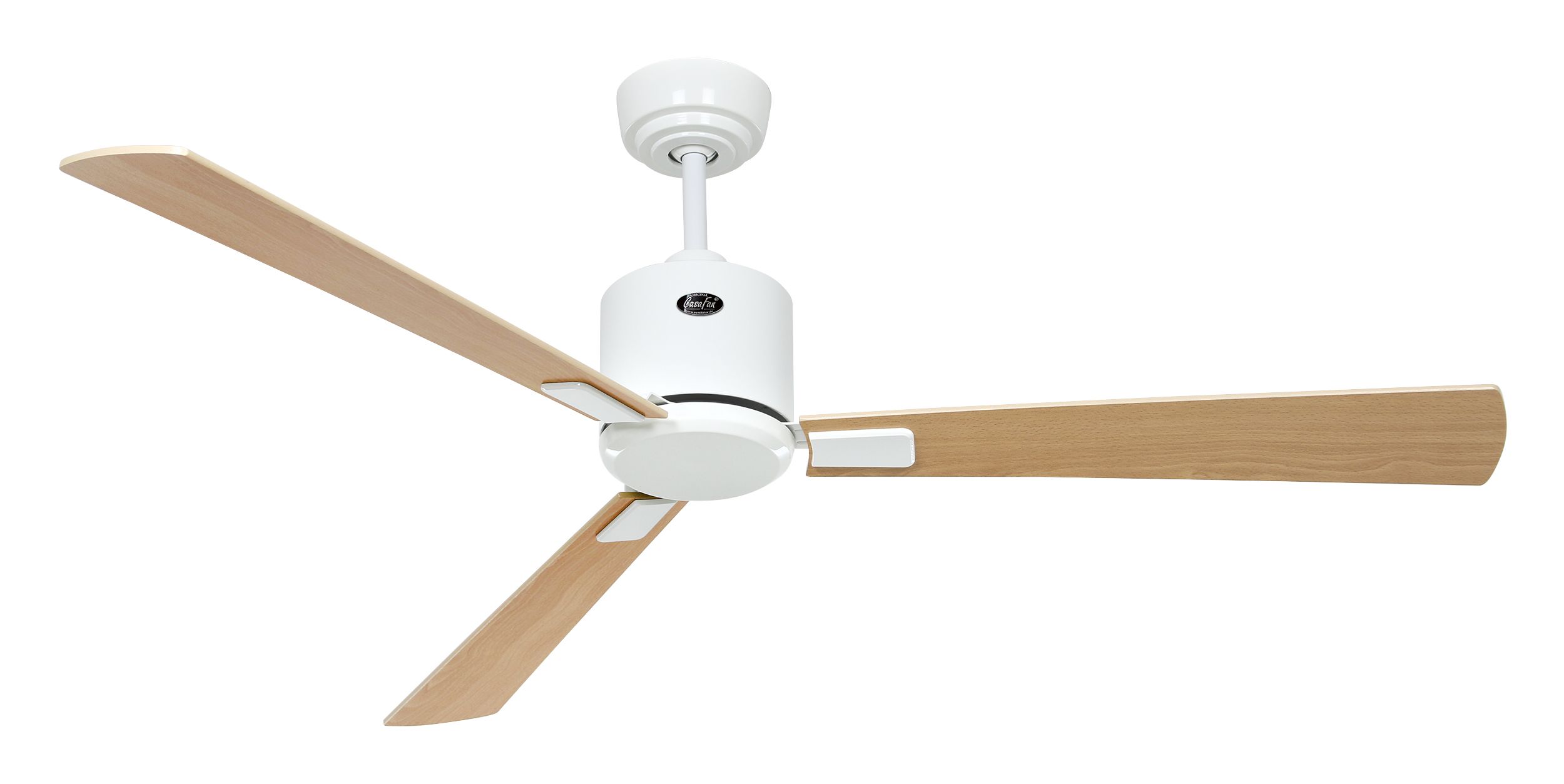 CasaFan Deckenventilator Eco Neo III 132 WE-AH/BU weiß - Ahorn/Buche 0-10V
