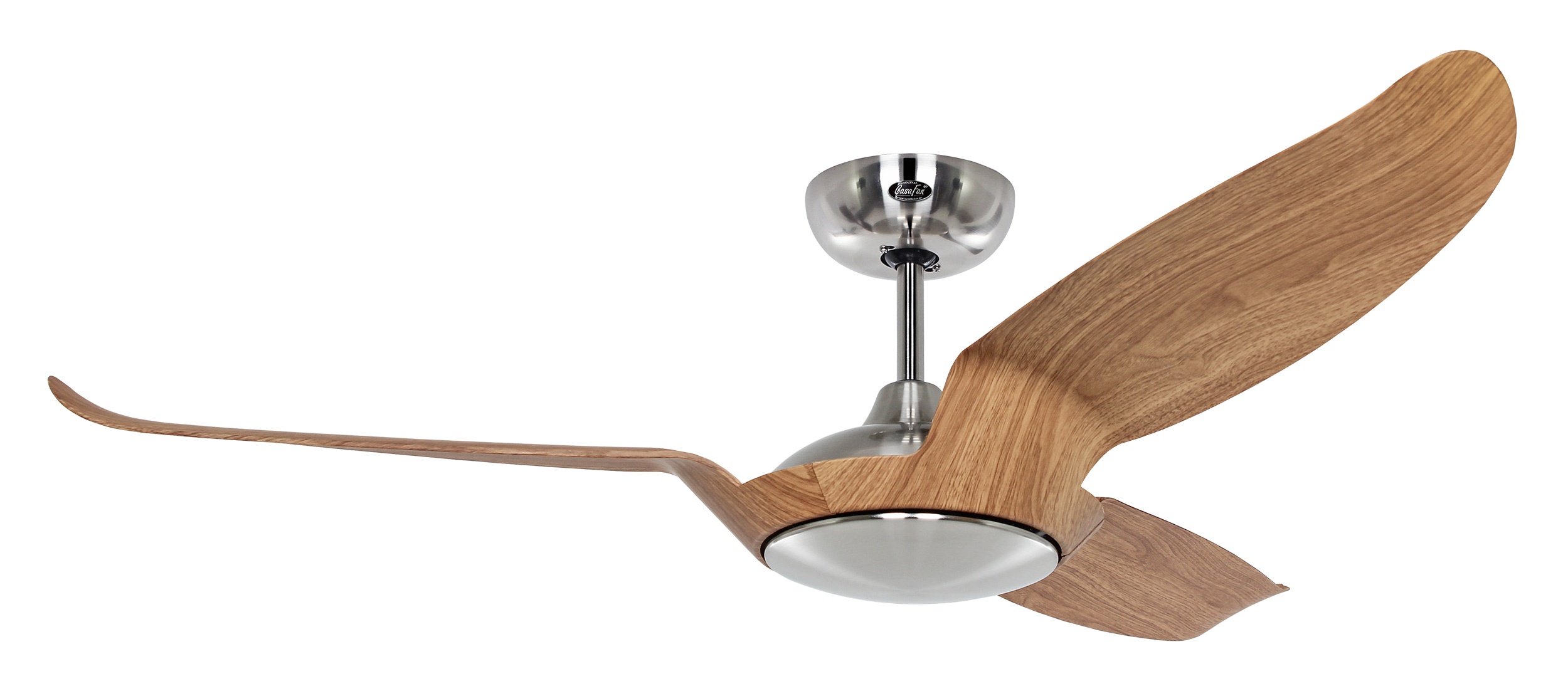 CasaFan Deckenventilator Eco Talos BN-EN (Chrom gebürstet - Eiche natur)