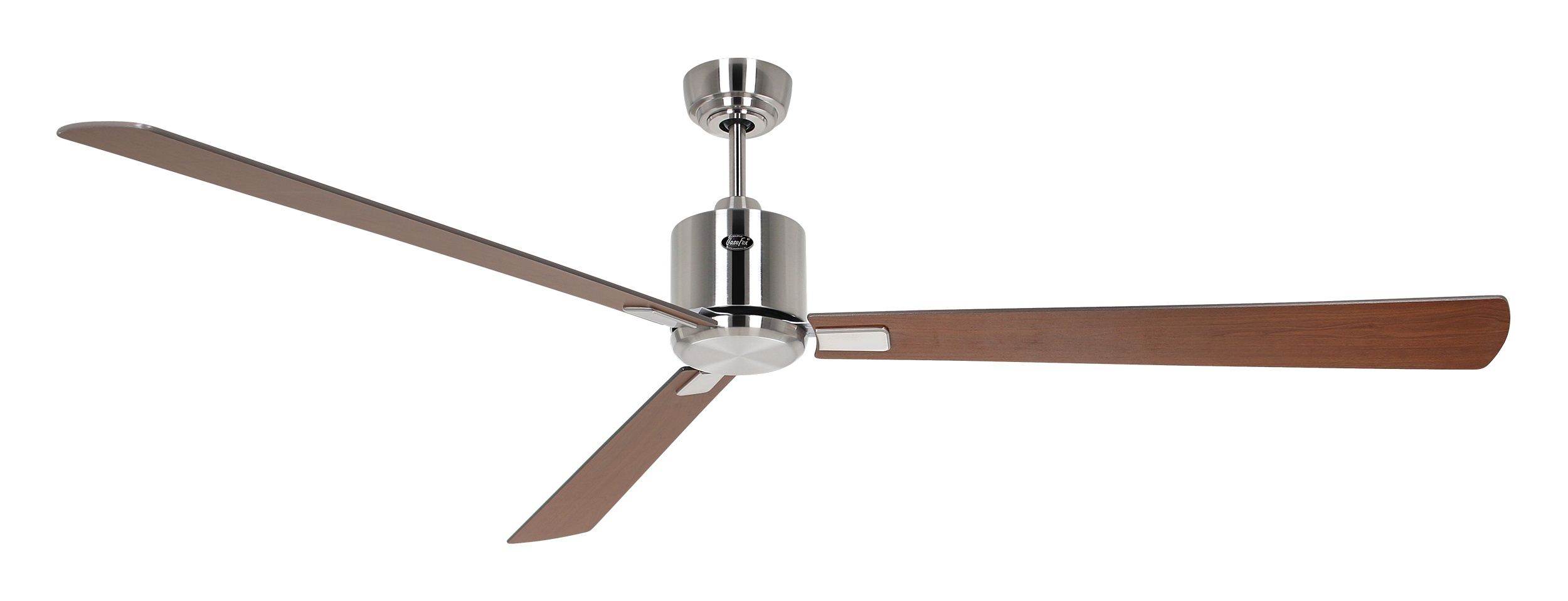CasaFan Deckenventilator Eco Neo III 180 BN-NB/KI Chrom gebürstet - Nussbaum/Kirsche Wifi/WLAN