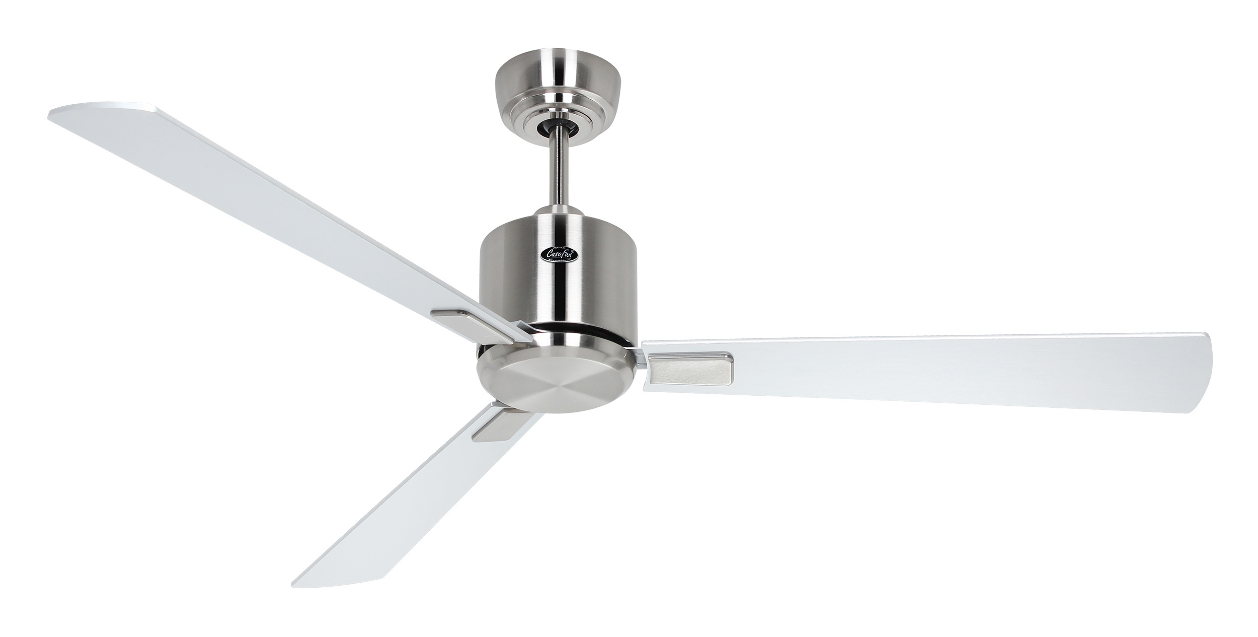 CasaFan Deckenventilator Eco Neo III 132 BN-WN/SI Chrom gebürstet - Wenge/silber WiFi/WLAN