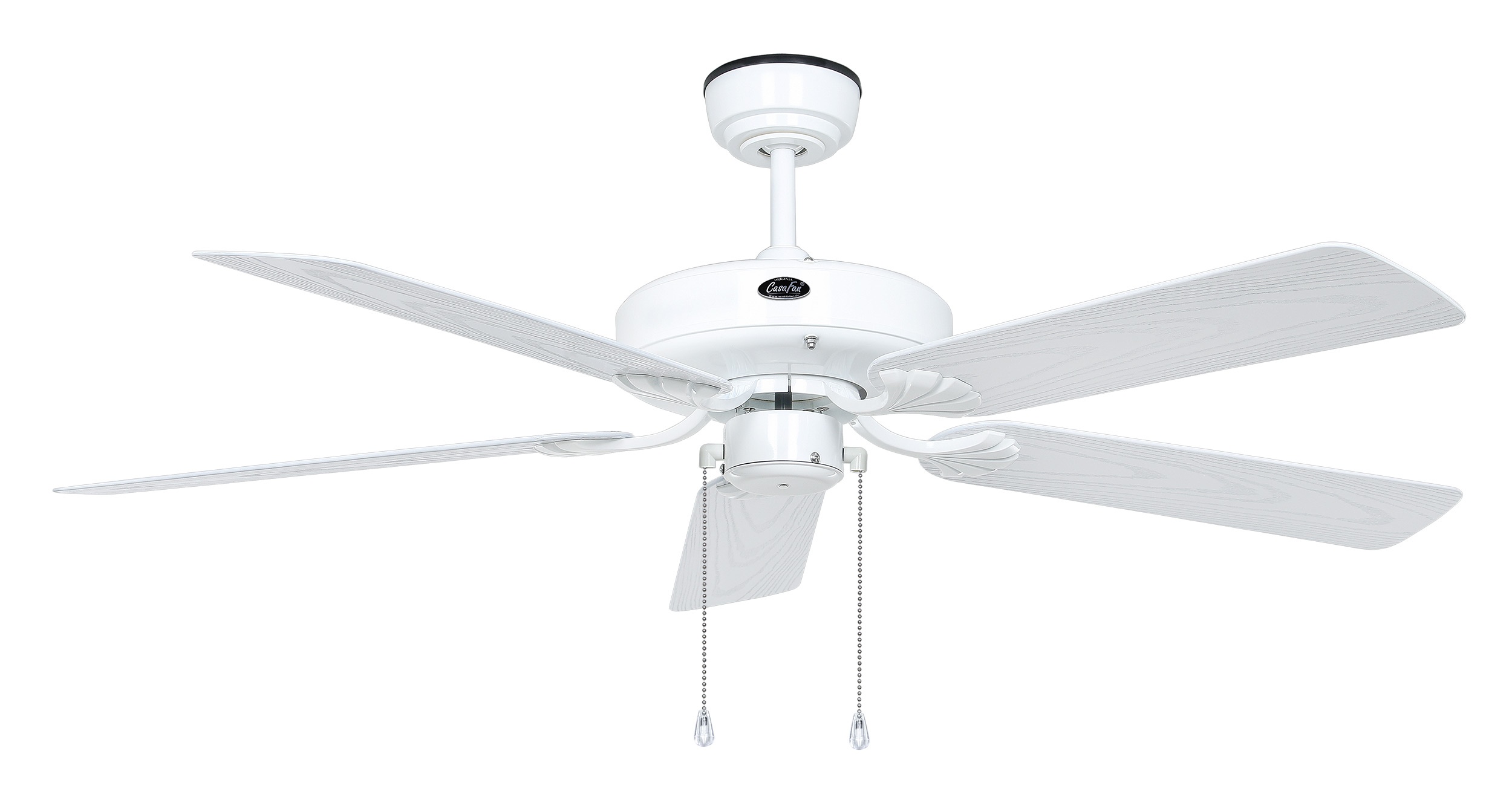 CasaFan Deckenventilator Outdoor Classic WE-EW weiß - Eiche weiß