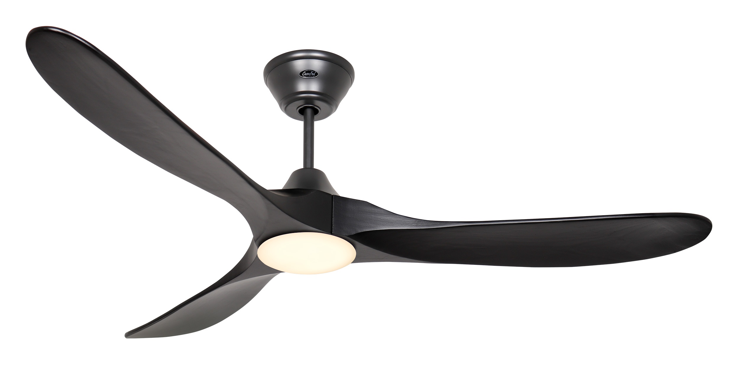 CasaFan Deckenventilator Eco Genuino-L 152 MS-MS matt schwarz mit Leuchte